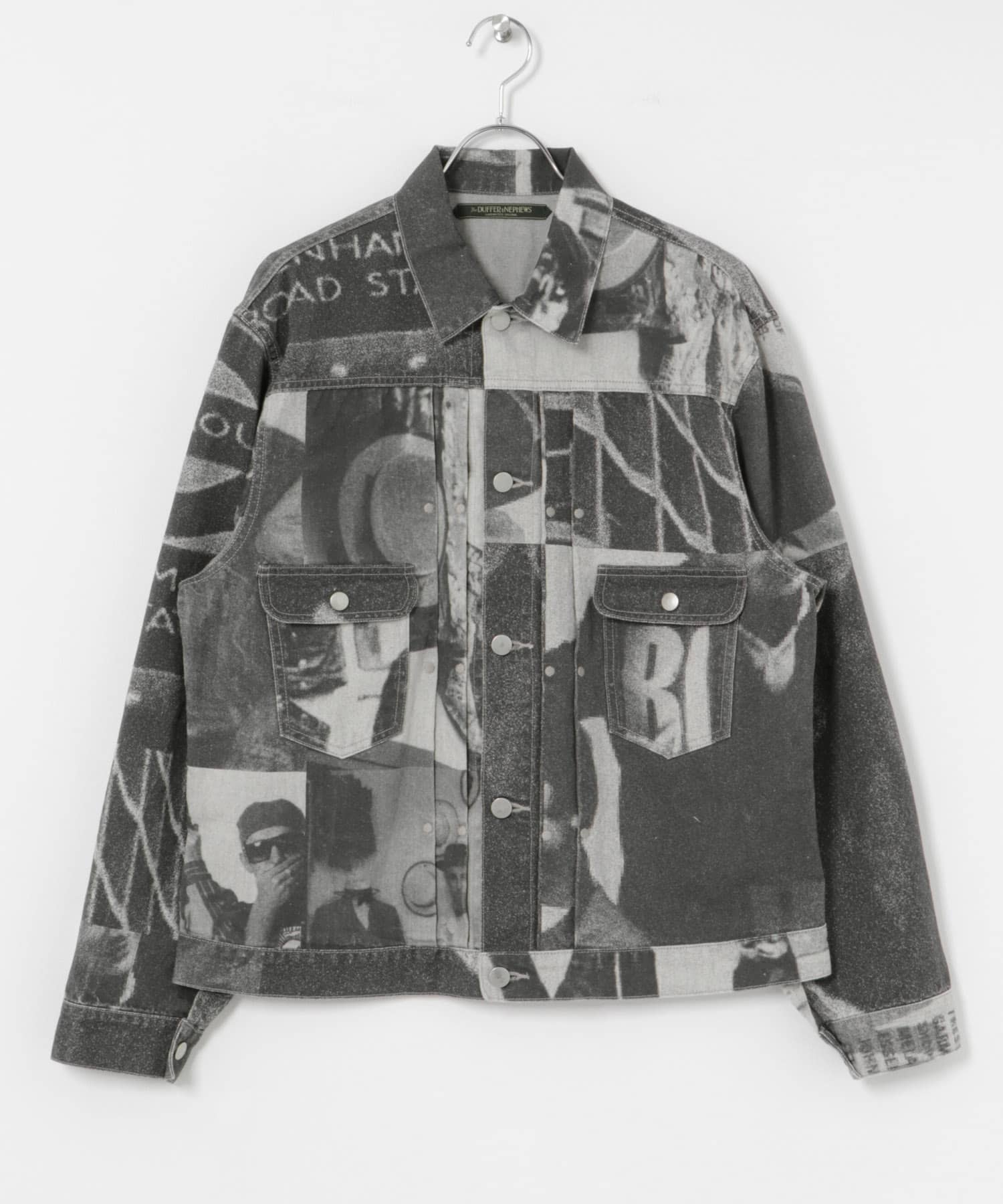 The DUFFER N NEPHEWS　PICTURE PRINT DENIM JACKET