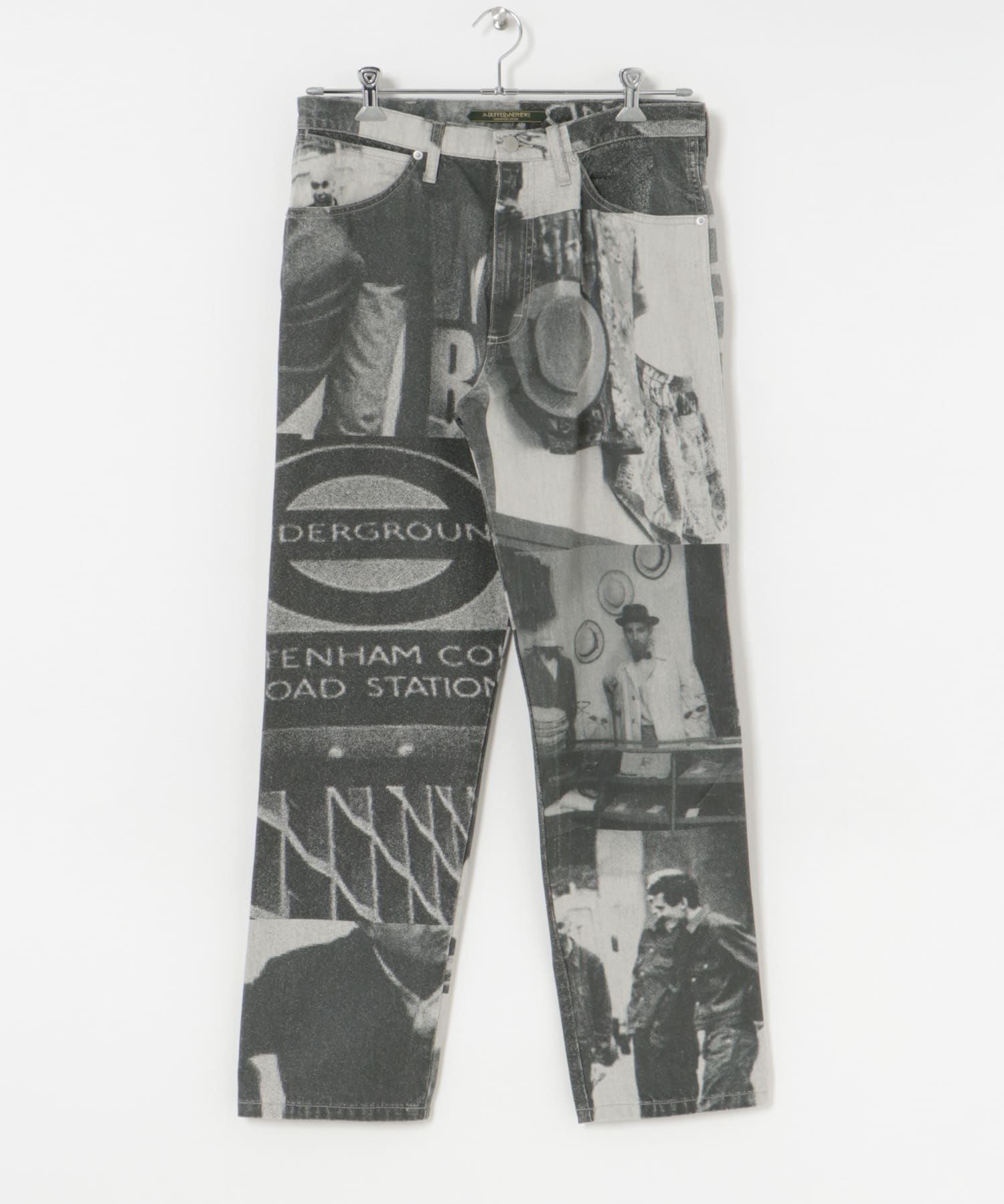 The DUFFER N NEPHEWS　PICTURE PRINT DENIM PANTS