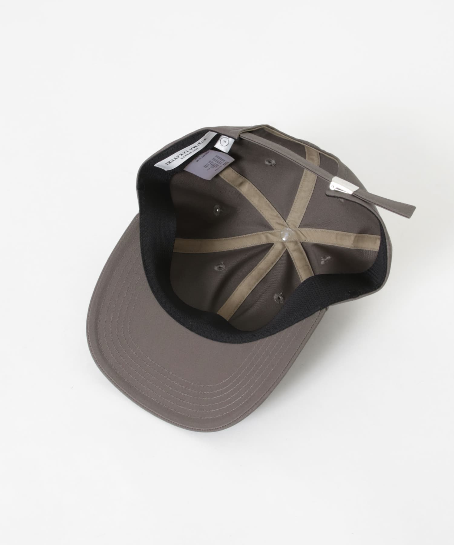 KIJIMA TAKAYUKI　COTTON GABA 6PANEL CAP TAUPE one