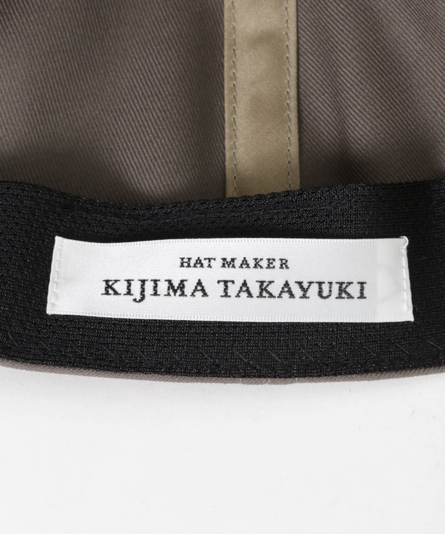 KIJIMA TAKAYUKI　COTTON GABA 6PANEL CAP TAUPE one