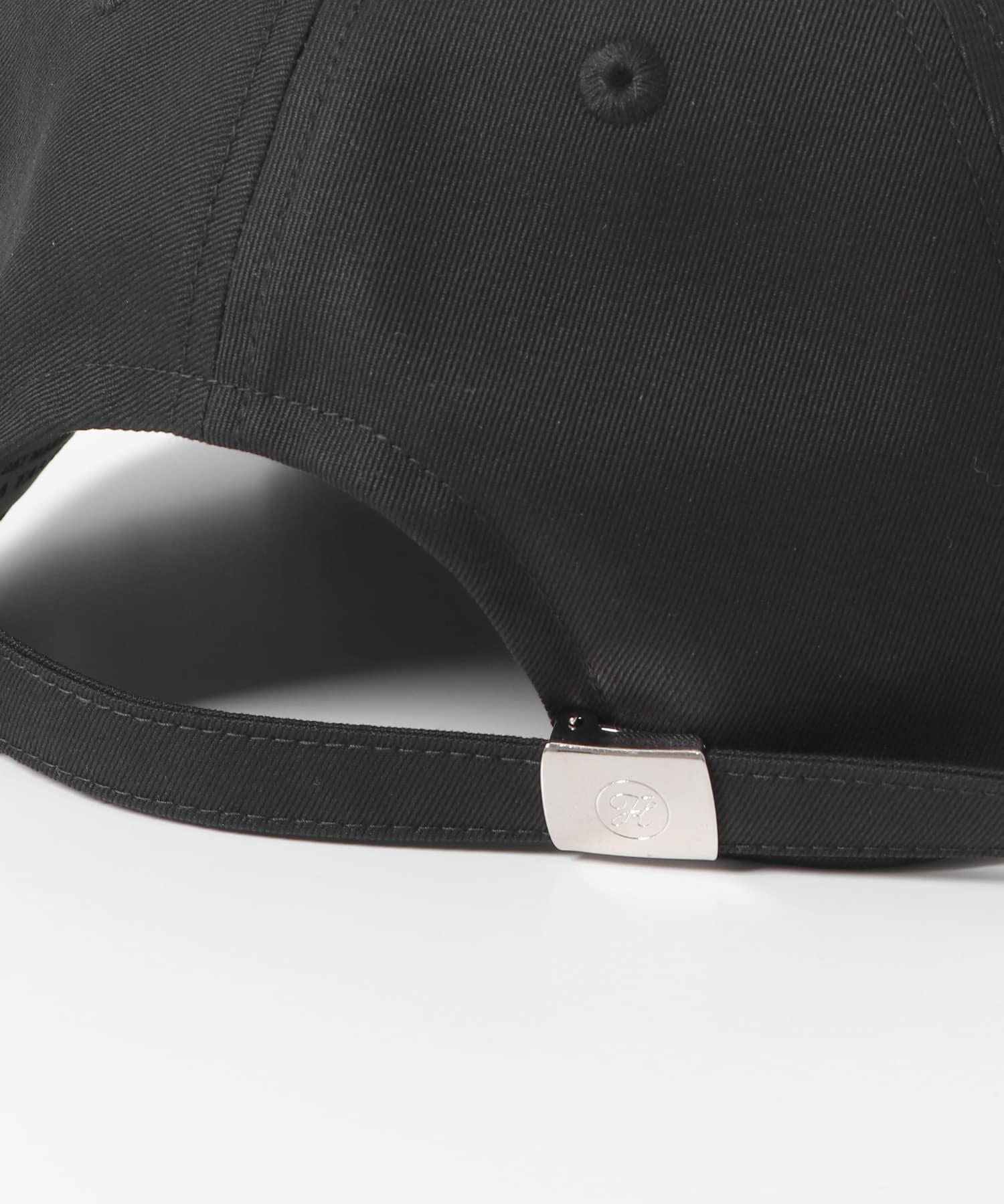 KIJIMA TAKAYUKI　COTTON GABA 6PANEL CAP BLACK one