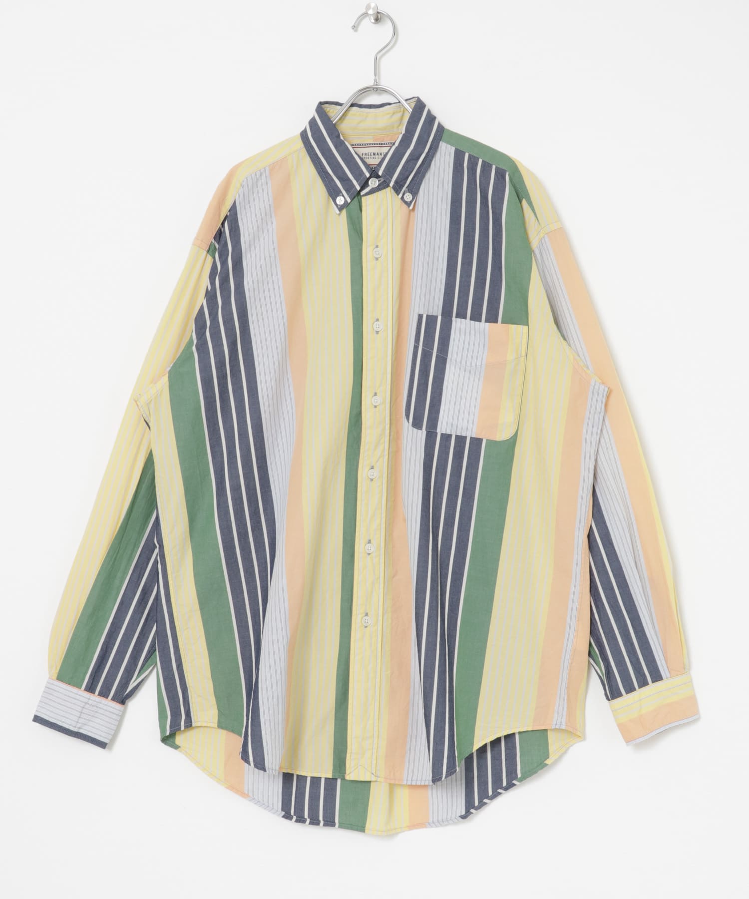 FREEMANS SPORTING CLUB　CHRYSTIE SHIRT イエロー S