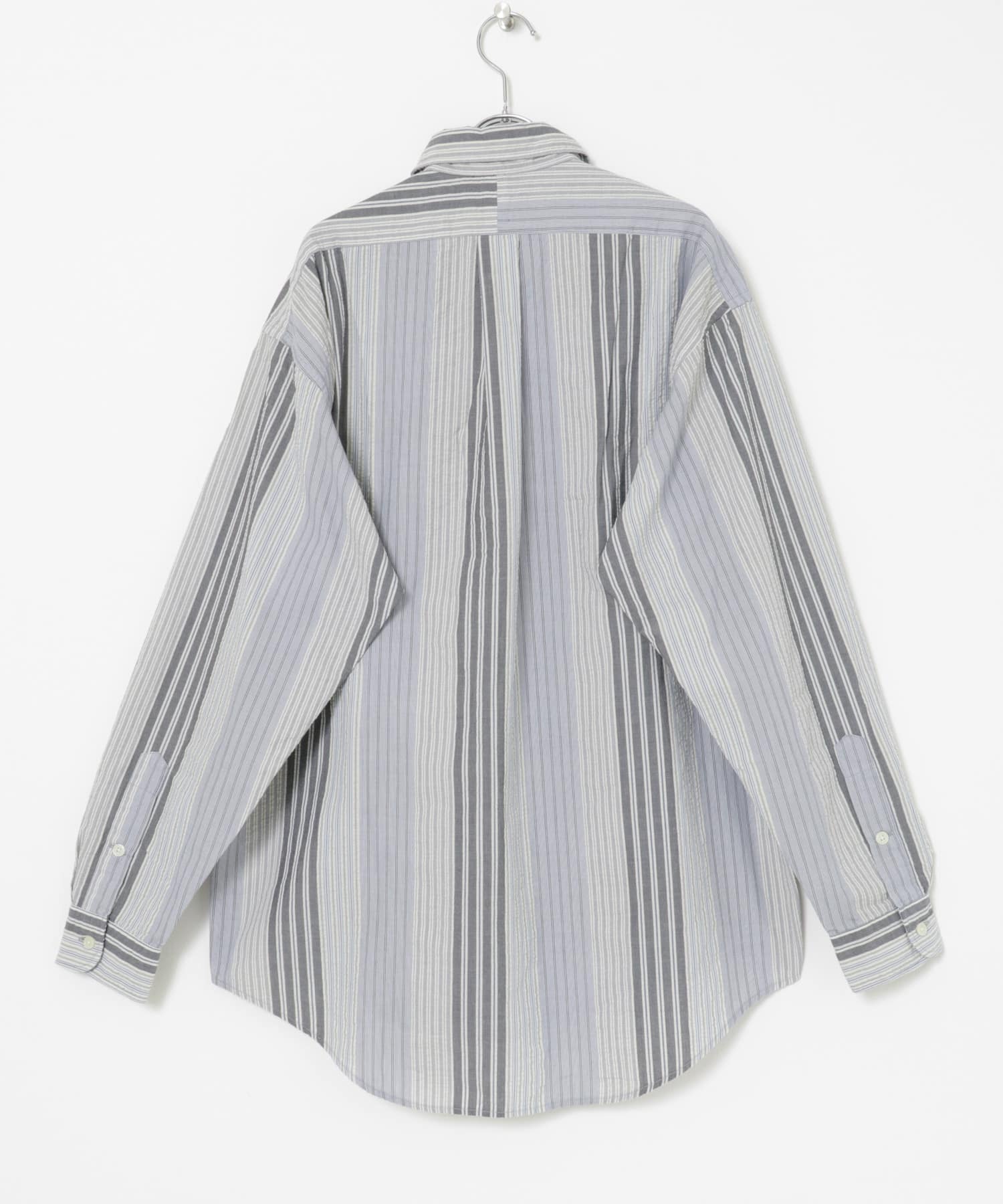 FREEMANS SPORTING CLUB　CHRYSTIE SHIRT ブルー S