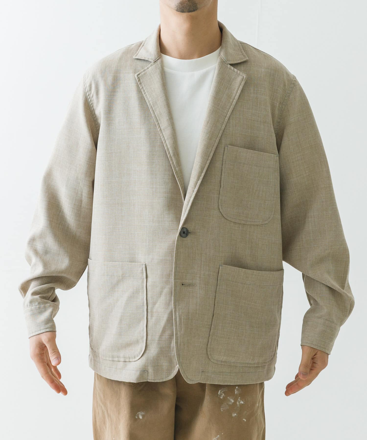 FREEMANS SPORTING CLUB DOBSON SHIRTS JACKET(S ベージュ): アウター
