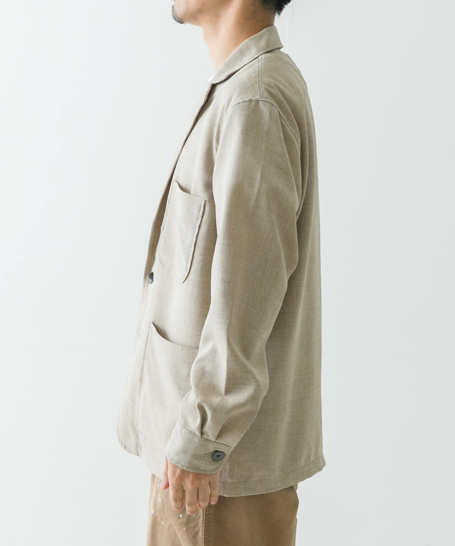 FREEMANS SPORTING CLUB DOBSON SHIRTS JACKET(S ベージュ): アウター