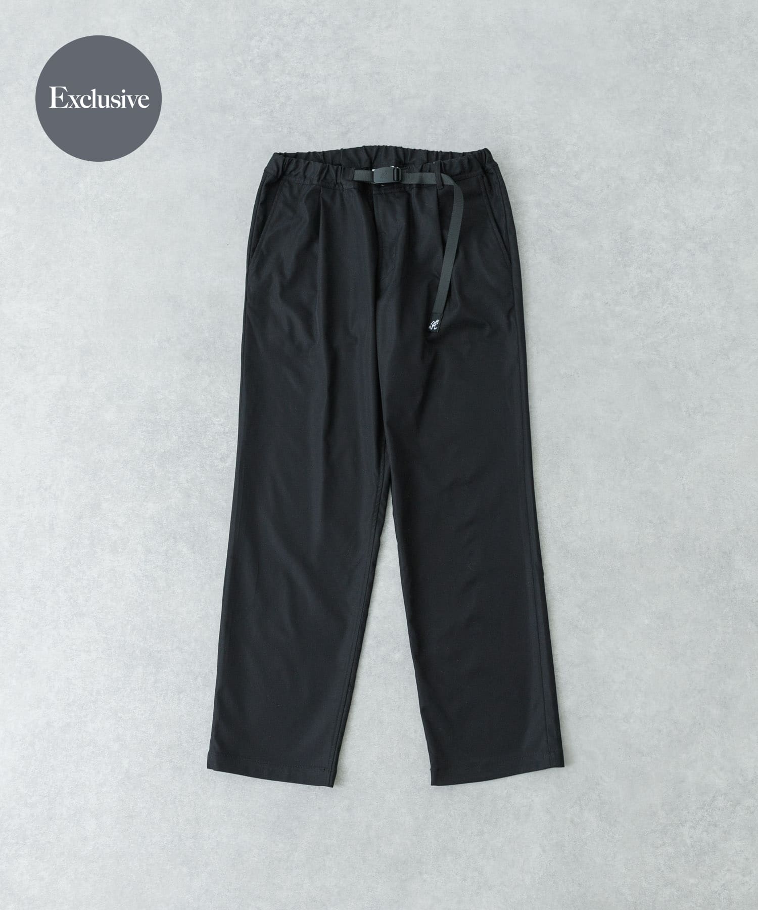『別注』Gramicci　コットンライクチノストレッチパンツ BLACK S