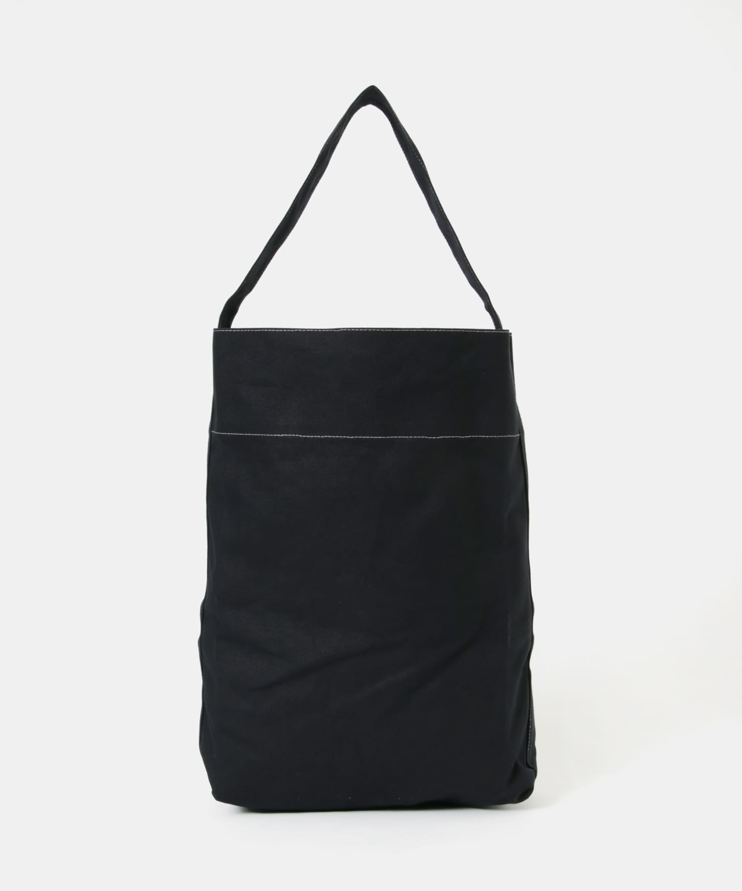 Kaan　BUCKET TOTE COTTON BLK/WHT.S FREE