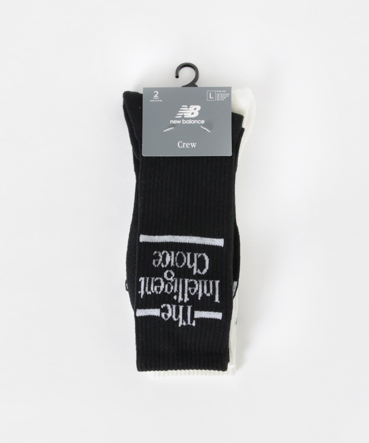NEW BALANCE　クルーソックス 2P AS1 L