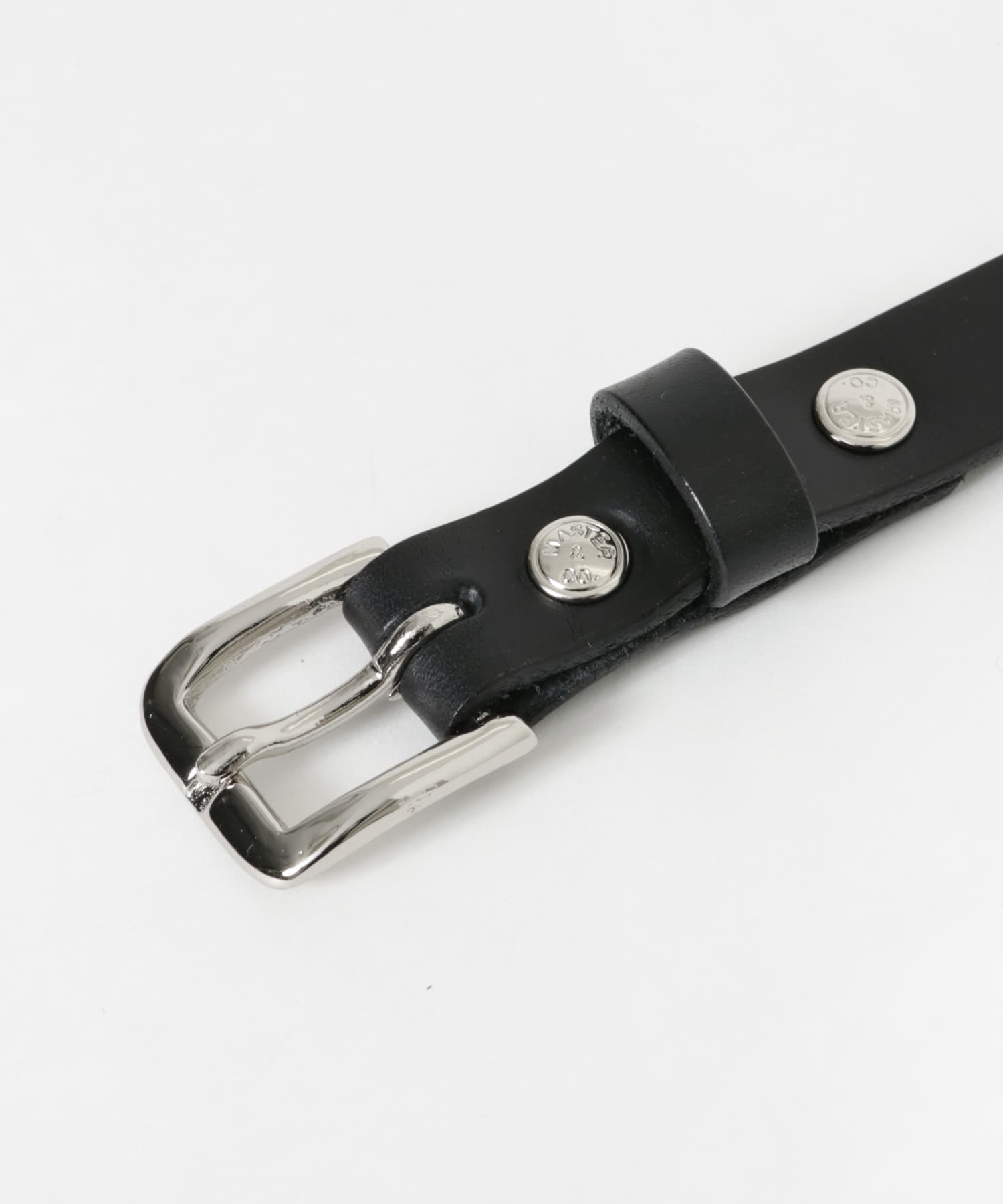 『別注』　MASTER&Co.×URBAN RESEARCH　STUDS 18mm BELT 99 BLACK 32