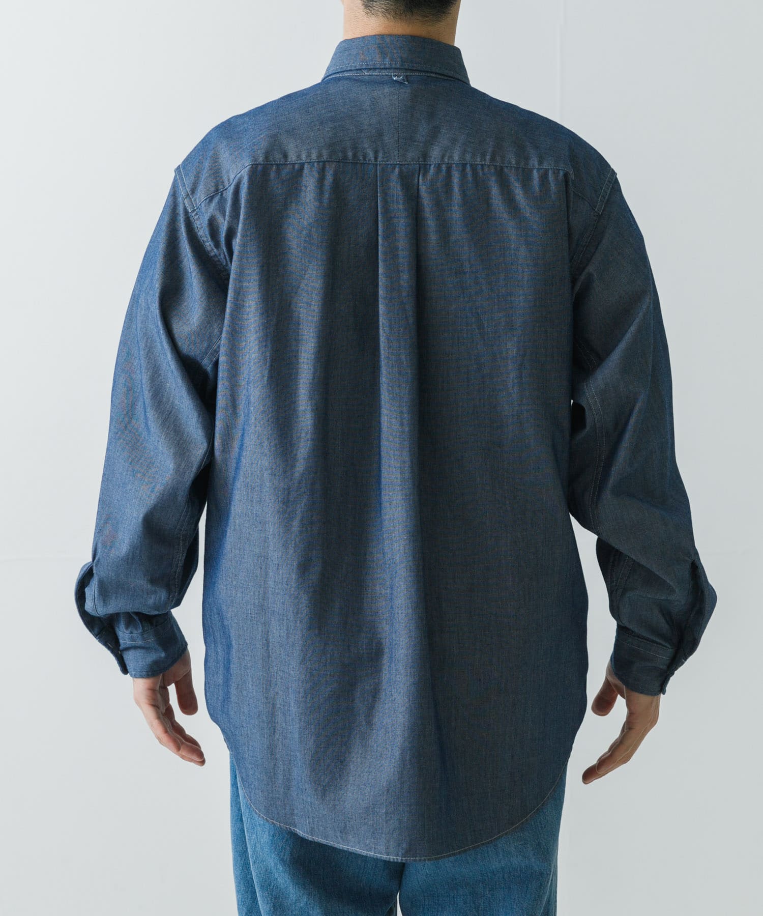 THE NORTH FACE PURPLE LABEL　バンドカラーシャツ L THE NORTH FACE PURPLE LABEL (ザ ノースフェイス パープル