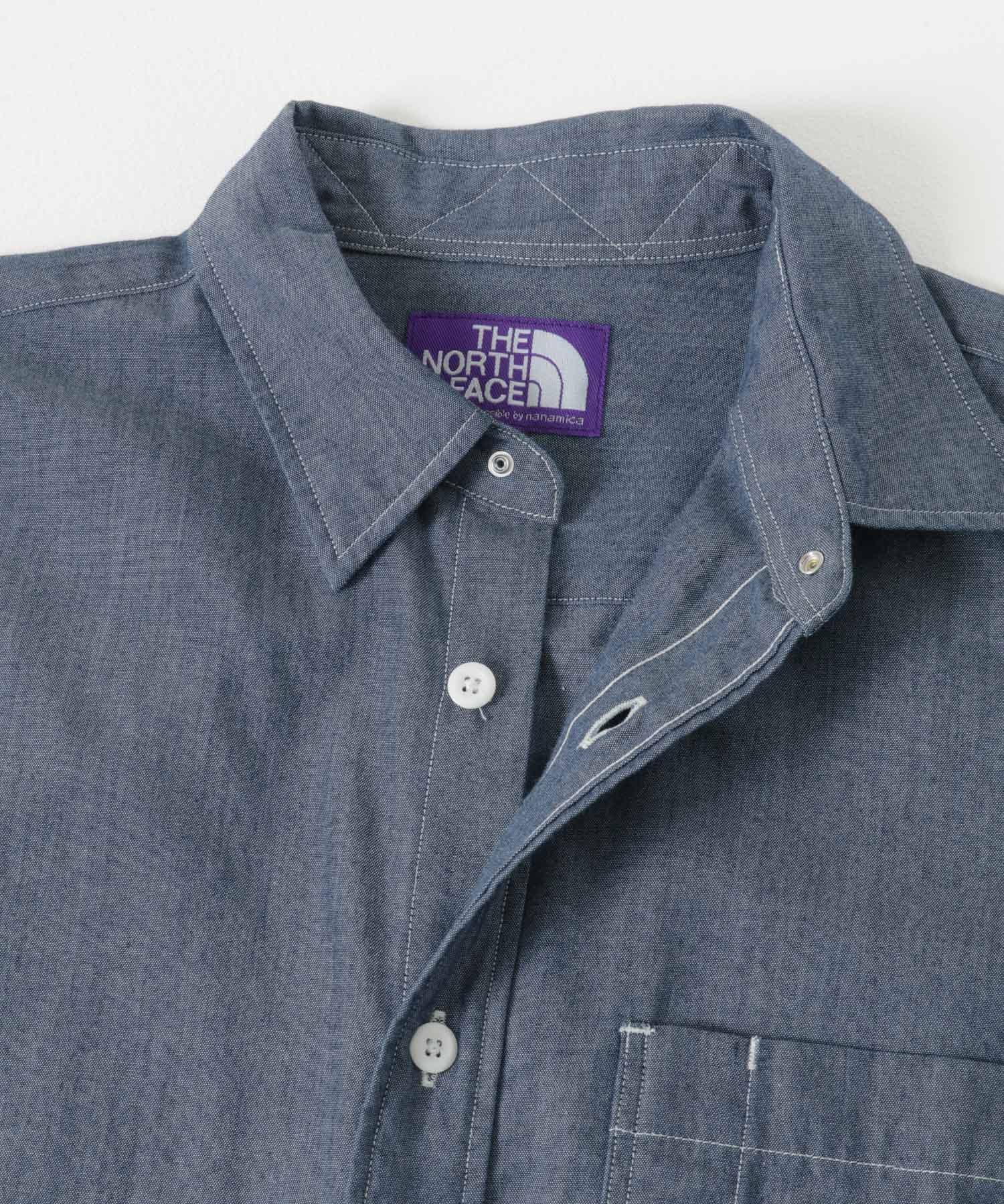 THE NORTH FACE PURPLE LABEL RegularCollarChambraSh(M ID