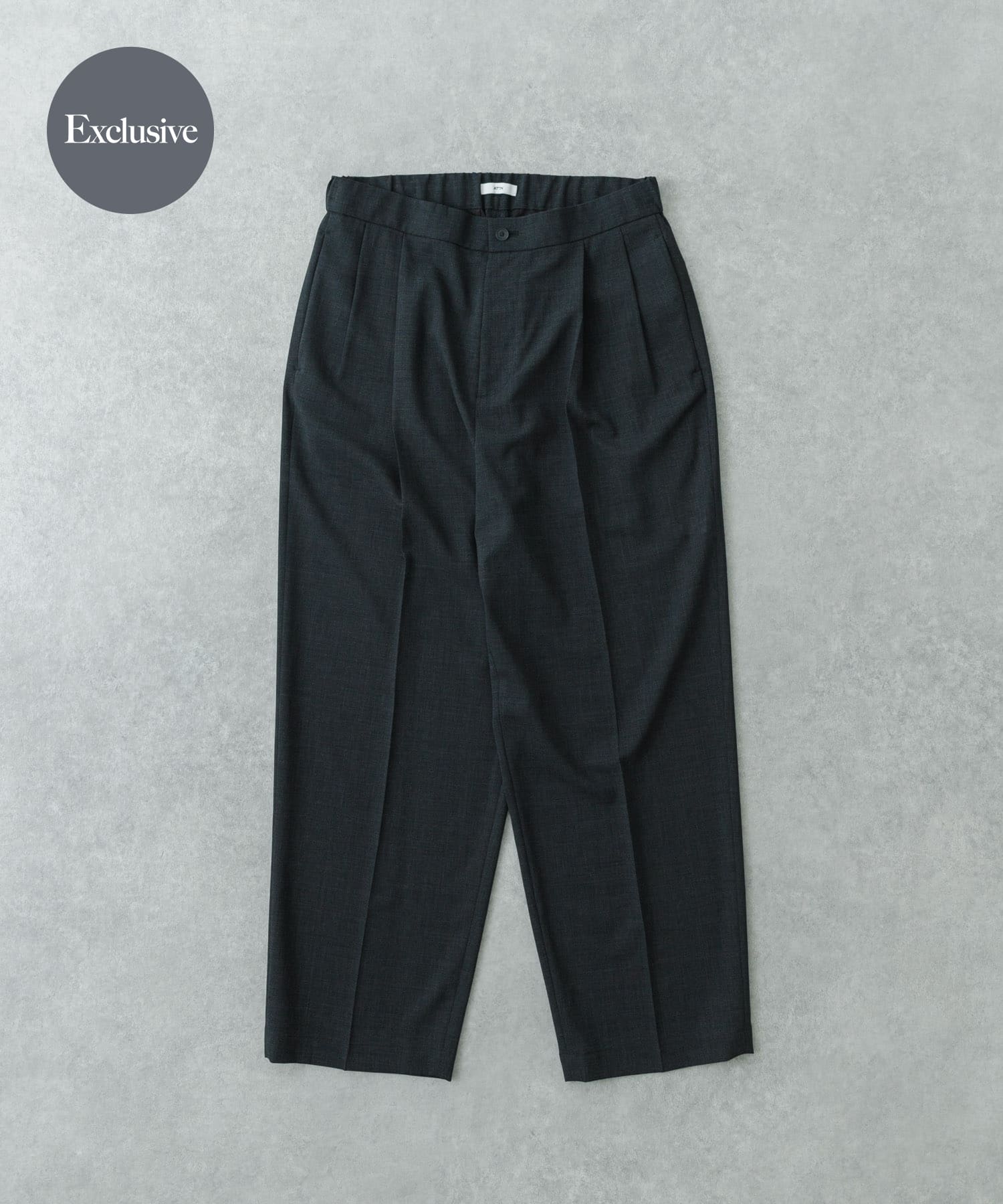 『別注』ATON×URBAN RESEARCH　TWO TUCKED EASY PANTS