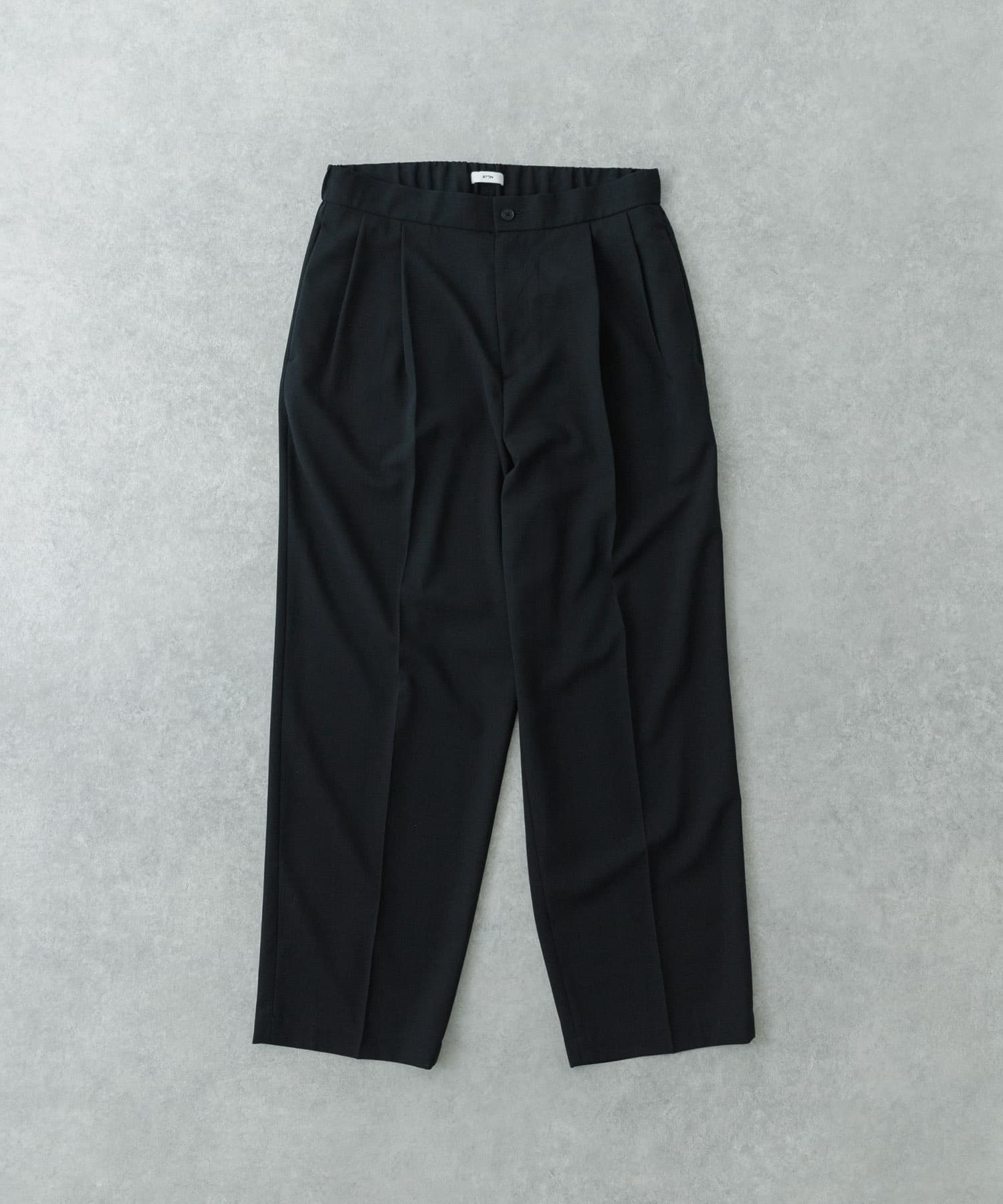 『別注』ATON×URBAN RESEARCH　TWO TUCKED EASY PANTS 075NAV/IND 6