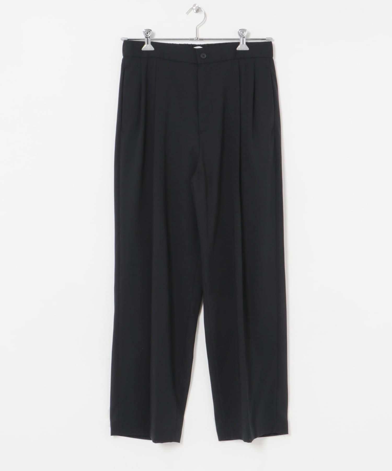 『別注』ATON×URBAN RESEARCH　TWO TUCKED EASY PANTS 075NAV/IND 4