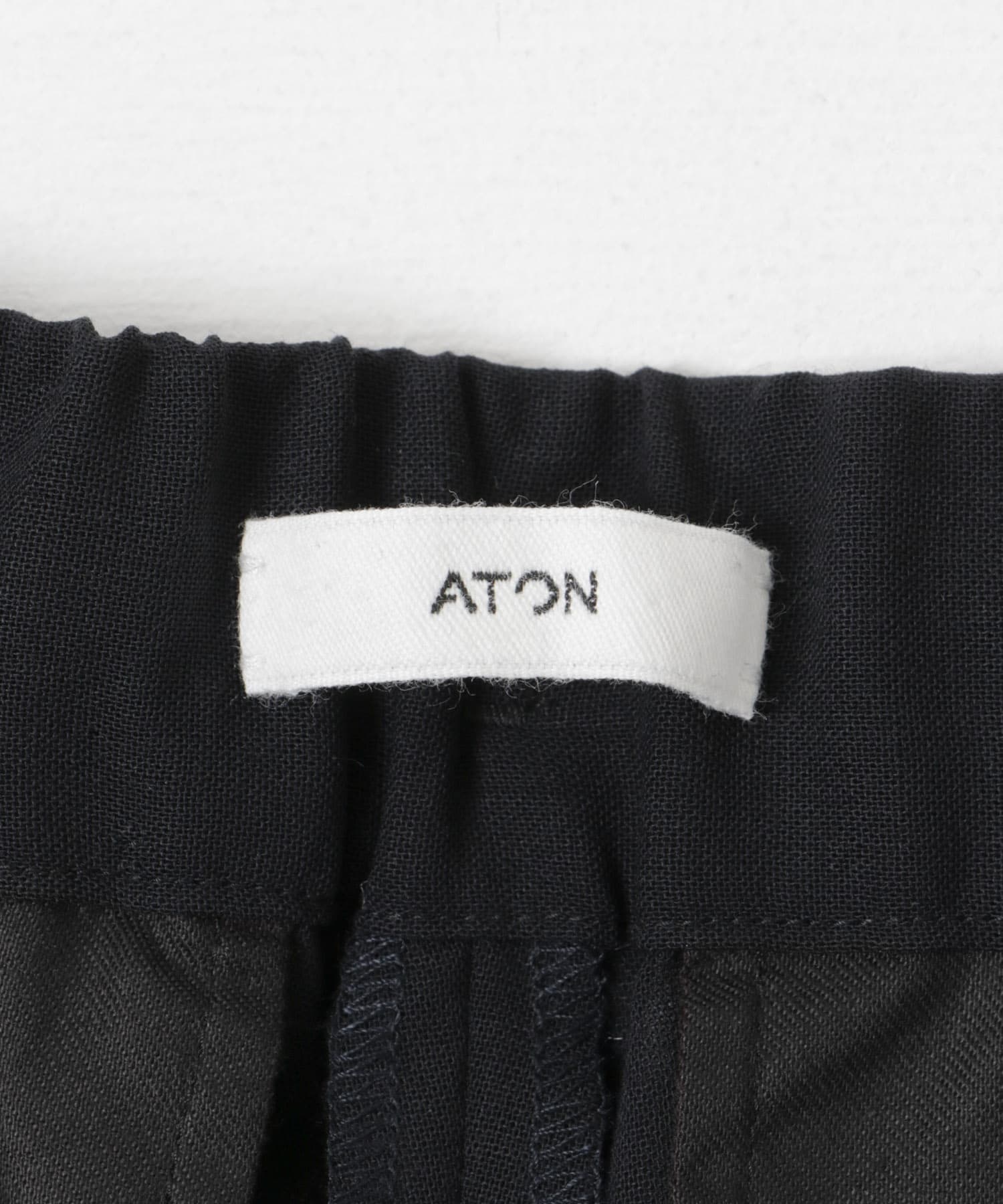 『別注』ATON×URBAN RESEARCH　TWO TUCKED EASY PANTS 075NAV/IND 4