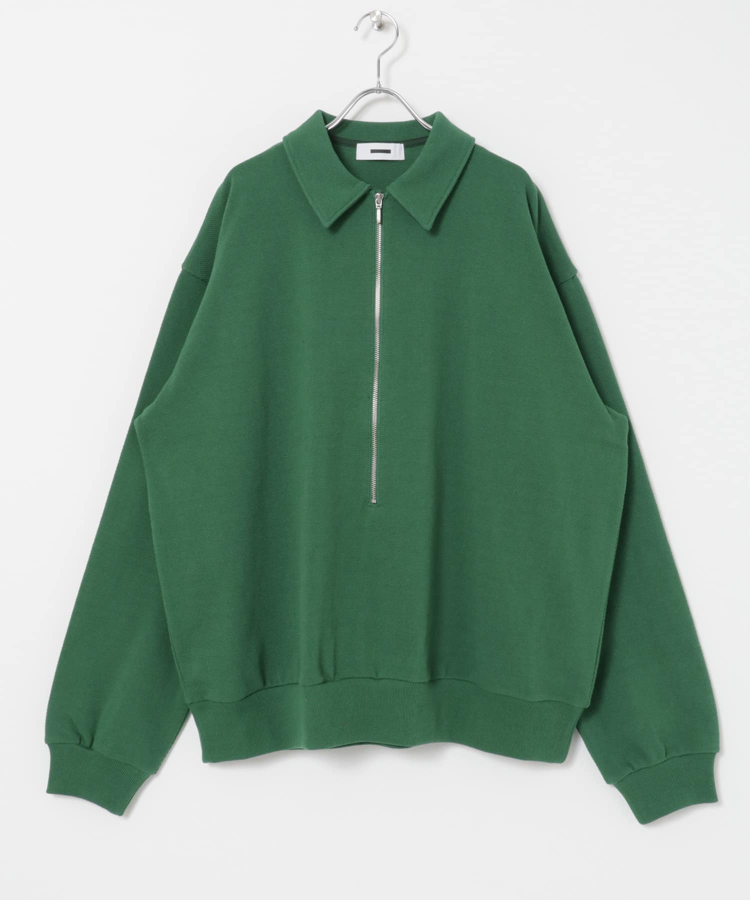 REVERBERATE　HALF ZIPP PIQUE