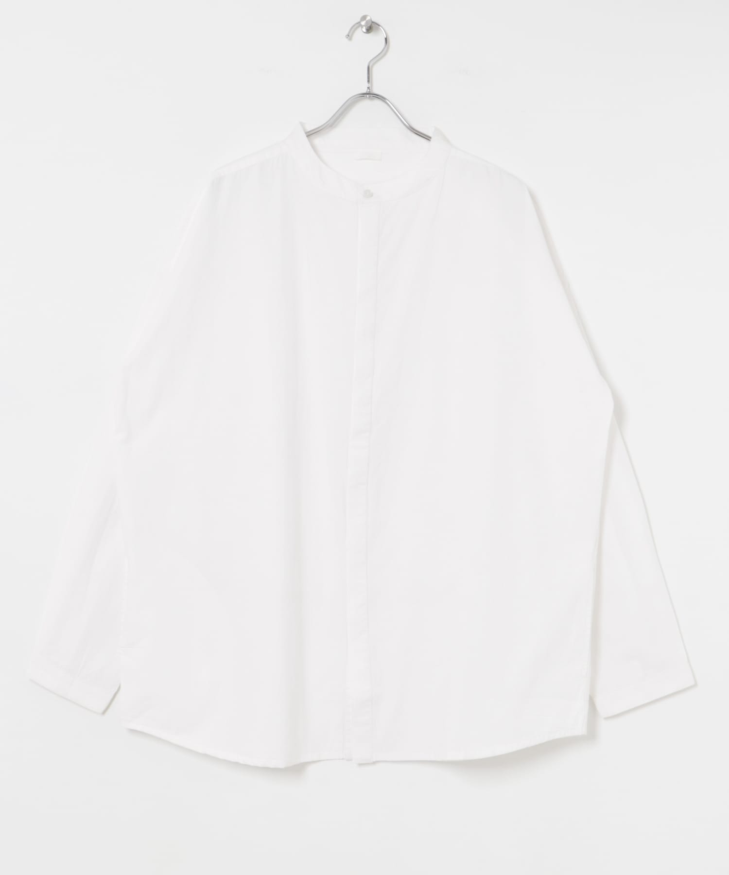 SEEALL　EXTRAOVER BAND COLLAR SHIRTS