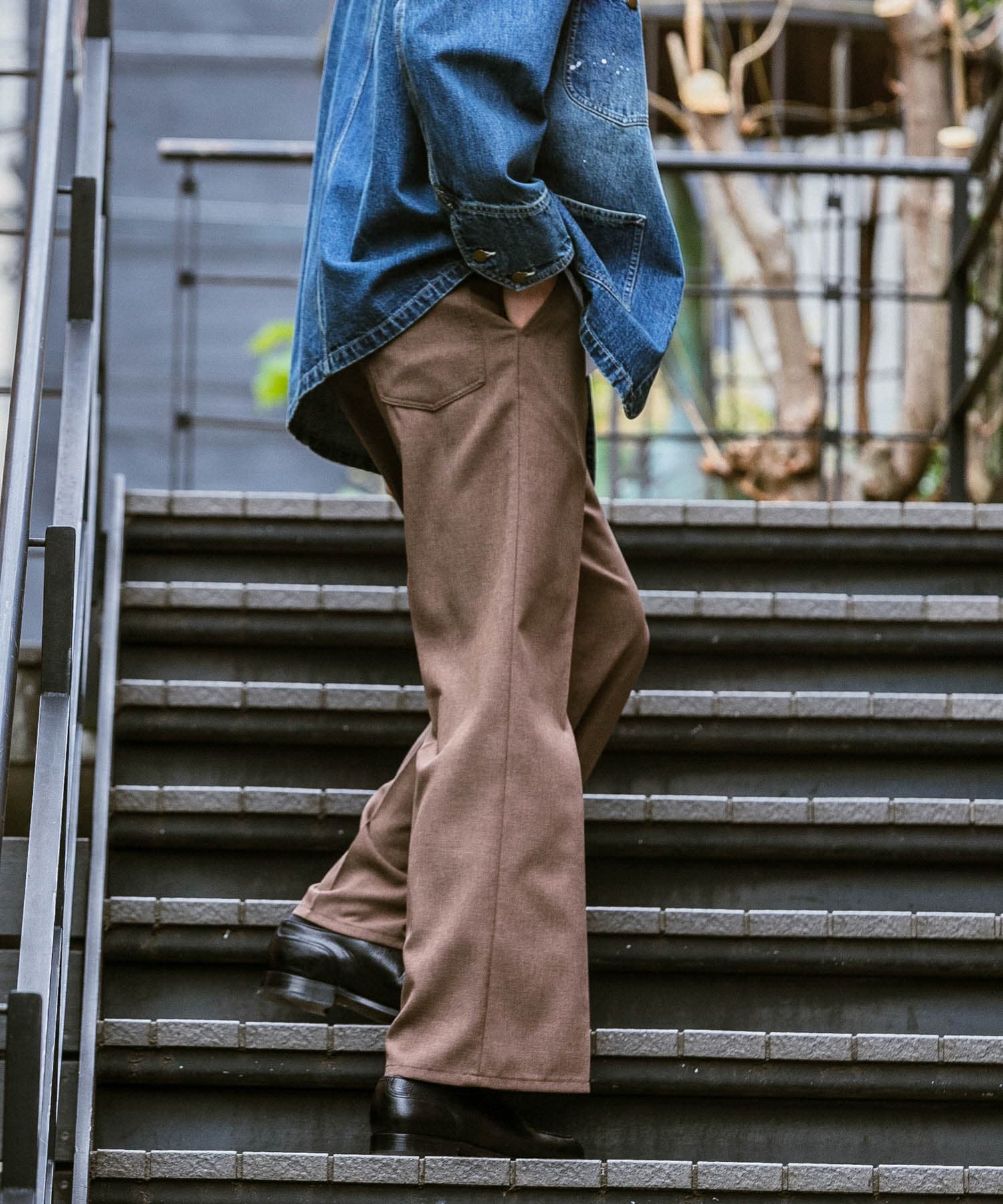 『別注』Wrangler×URBAN RESEARCH　WRANCHER WIDE BROWN S