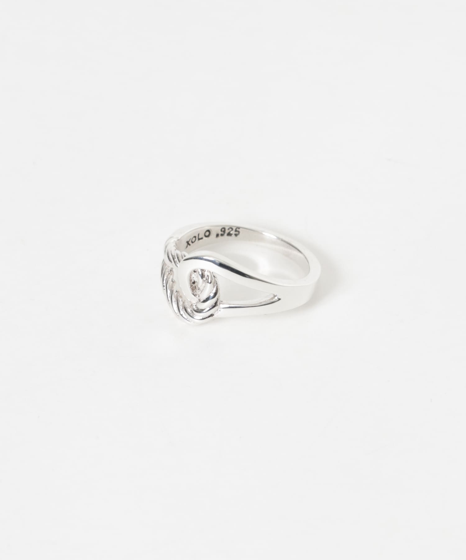 XOLO　Double Loop Ring SILVER L