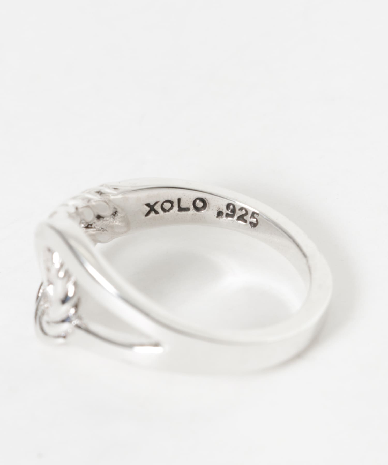 XOLO　Double Loop Ring SILVER L