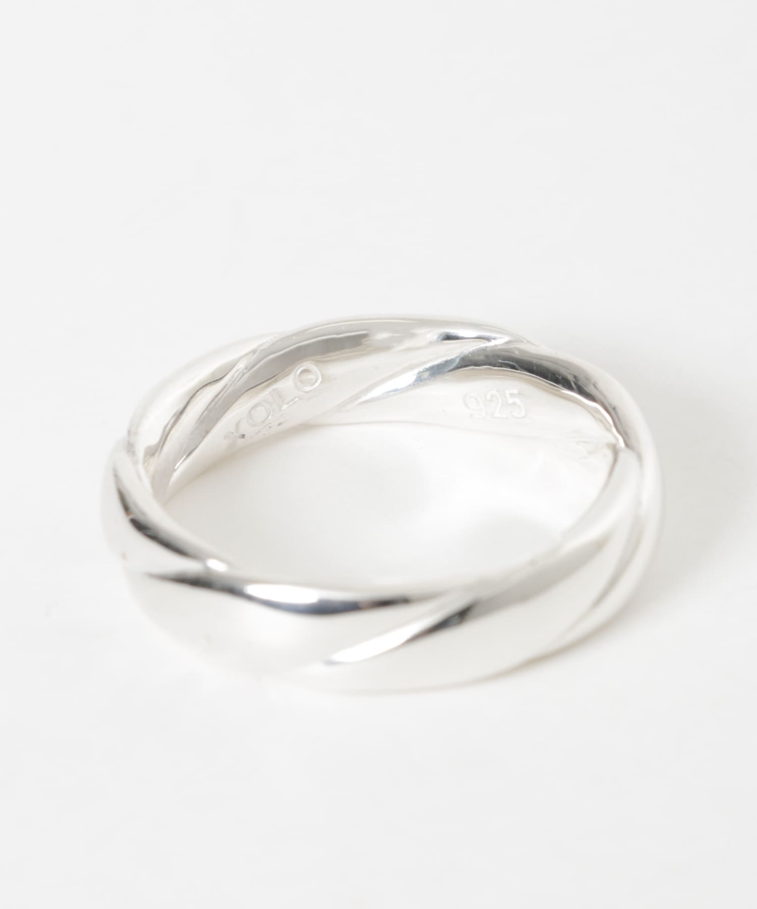 XOLO　Single Twist Ring SILVER L