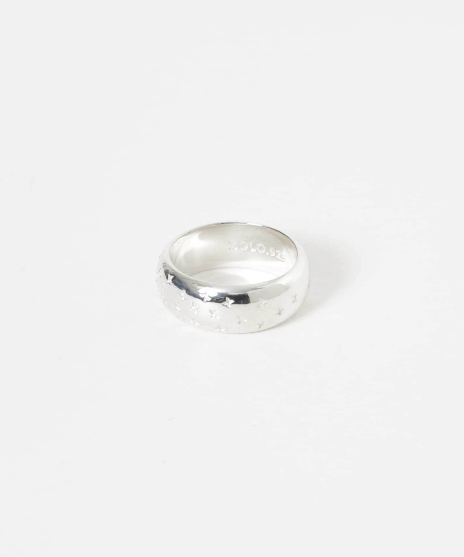 XOLO　Letter Ring -Wide- SILVER L