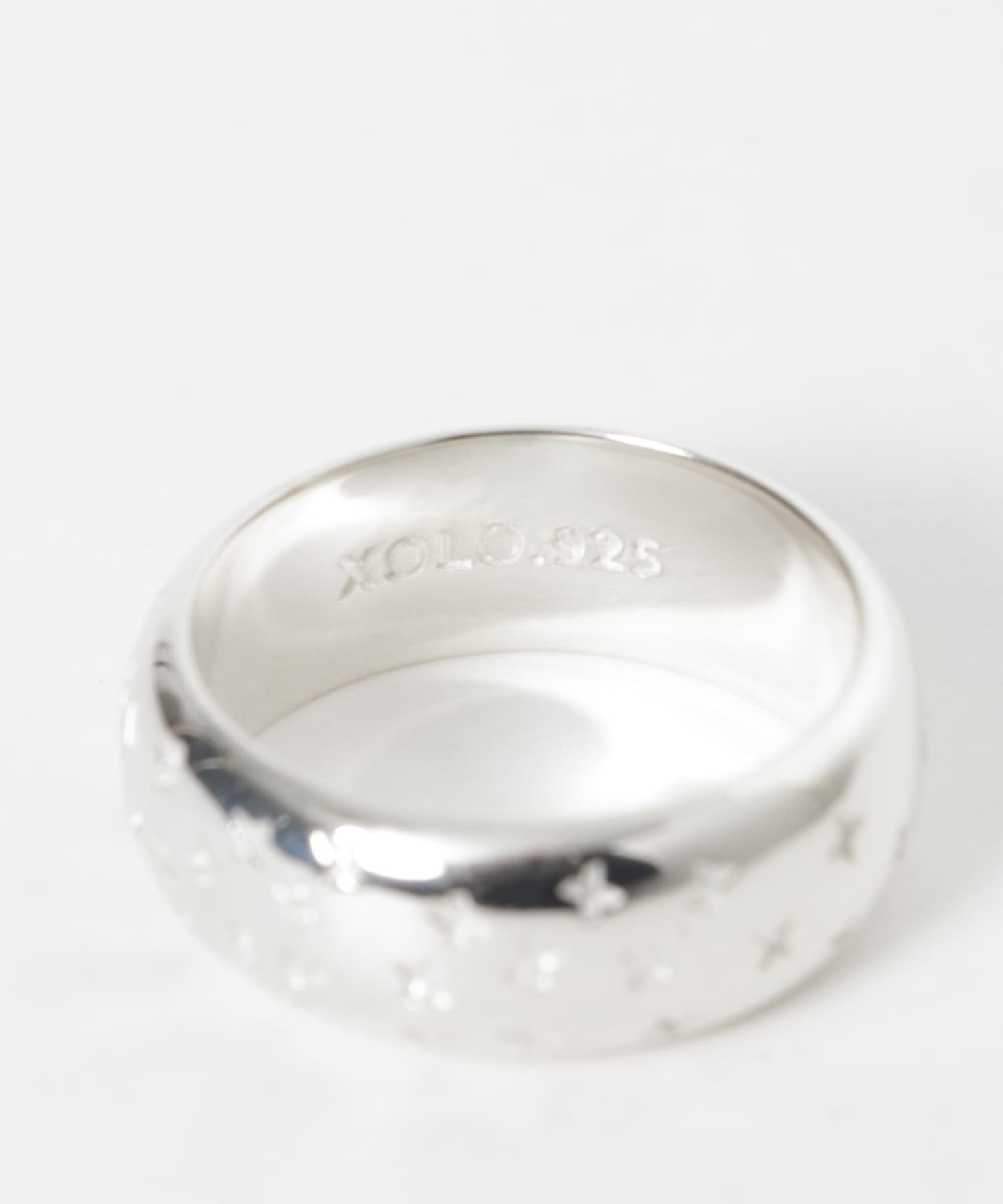 XOLO　Letter Ring -Wide- SILVER L