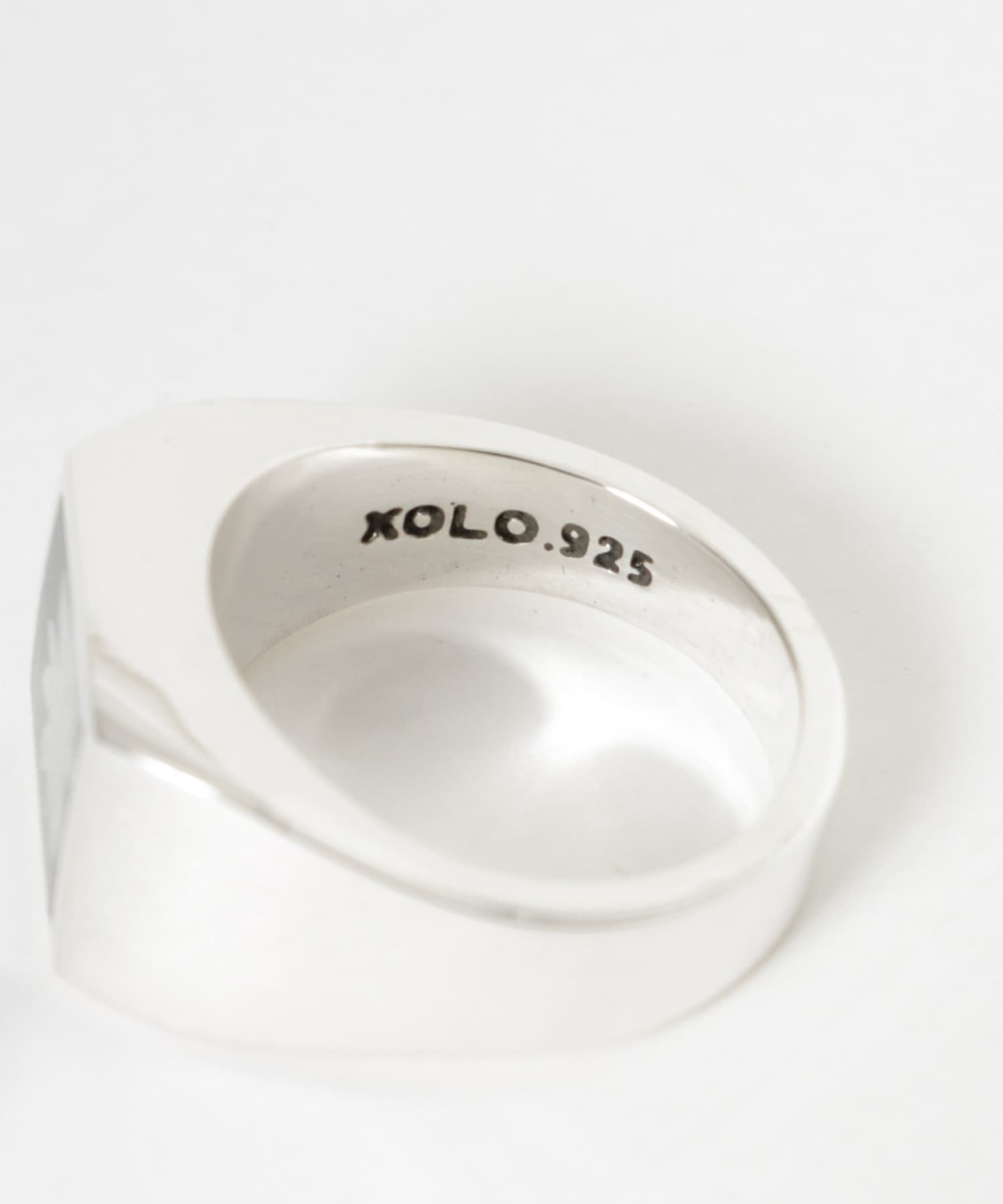 XOLO　Signet Green Flower SILVER L