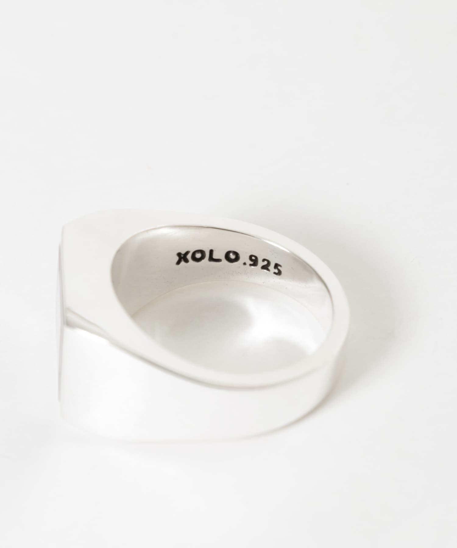 XOLO　Signet Bordeaux Flower SILVER L