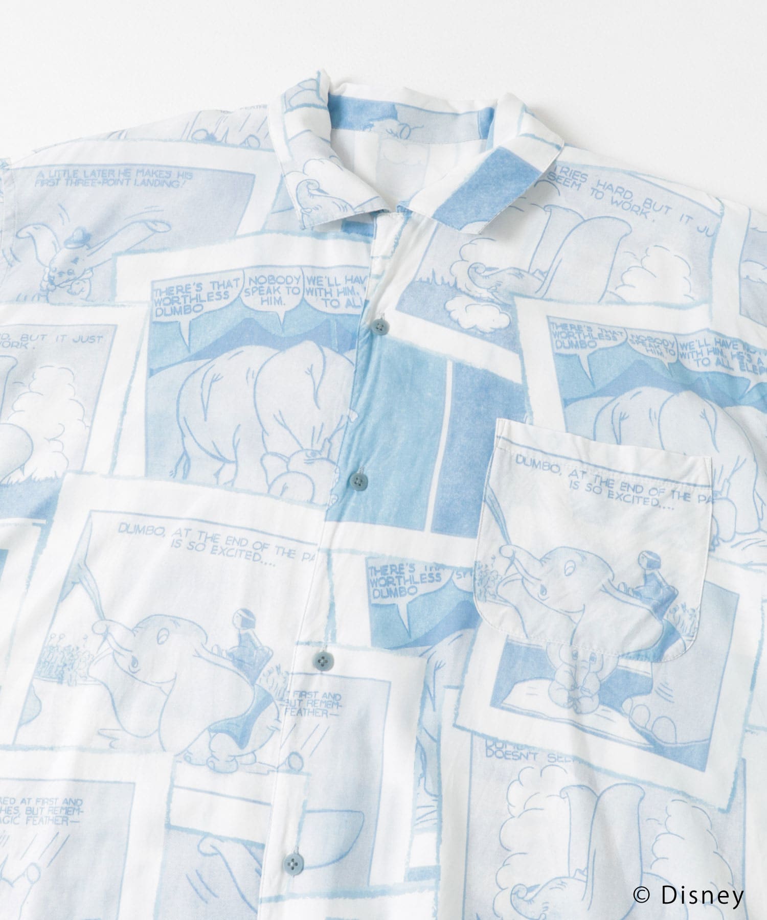 PORTER CLASSIC　DSNY VC-ALOHA SHIRTS BLU L