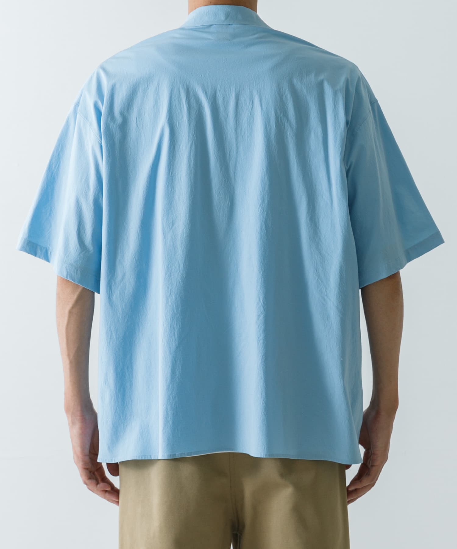 GGG Open Collar Short-Sleeve Shirts(M SAX): トップス｜URBAN