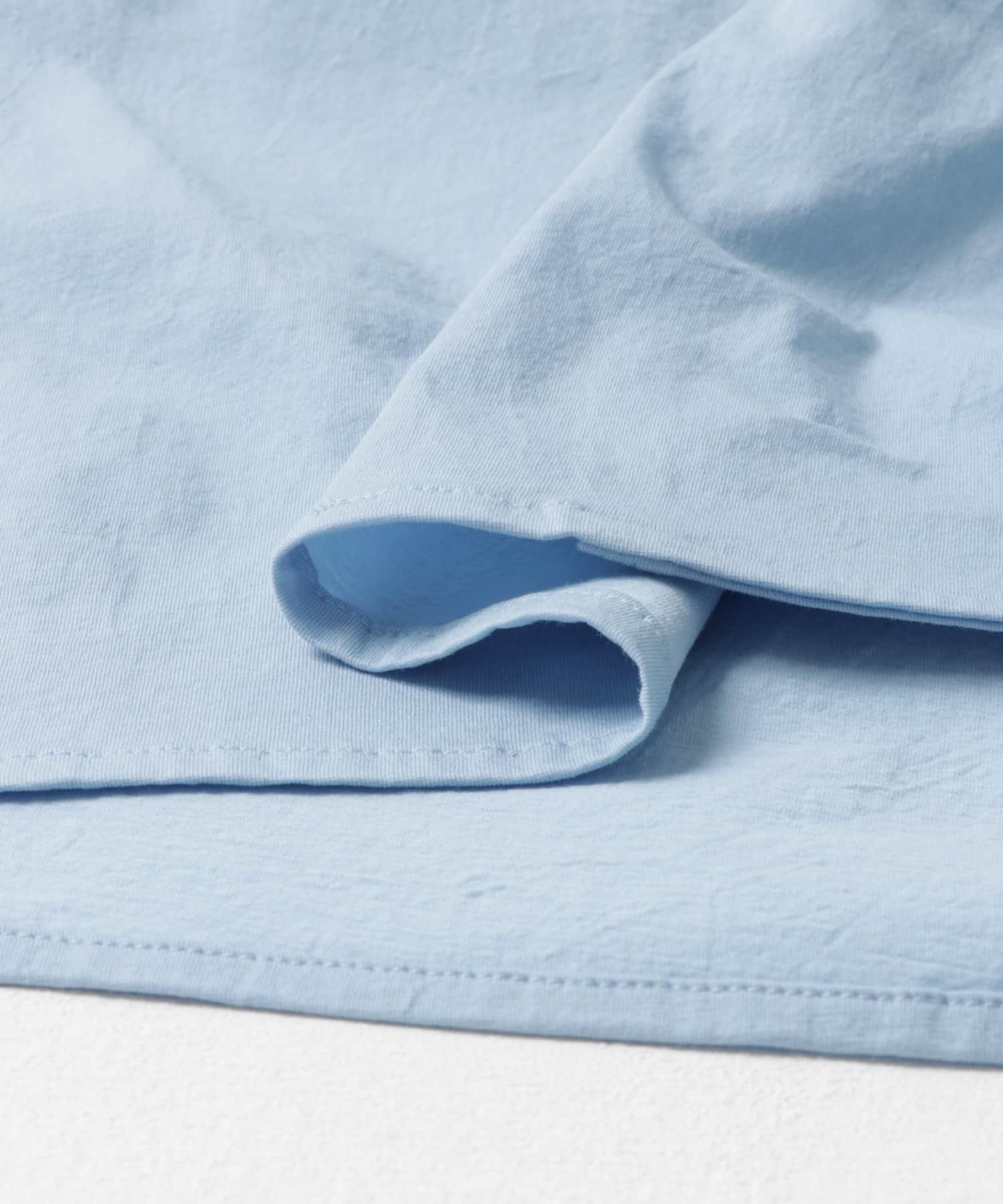 GGG　Open Collar Short-Sleeve Shirts SAX M