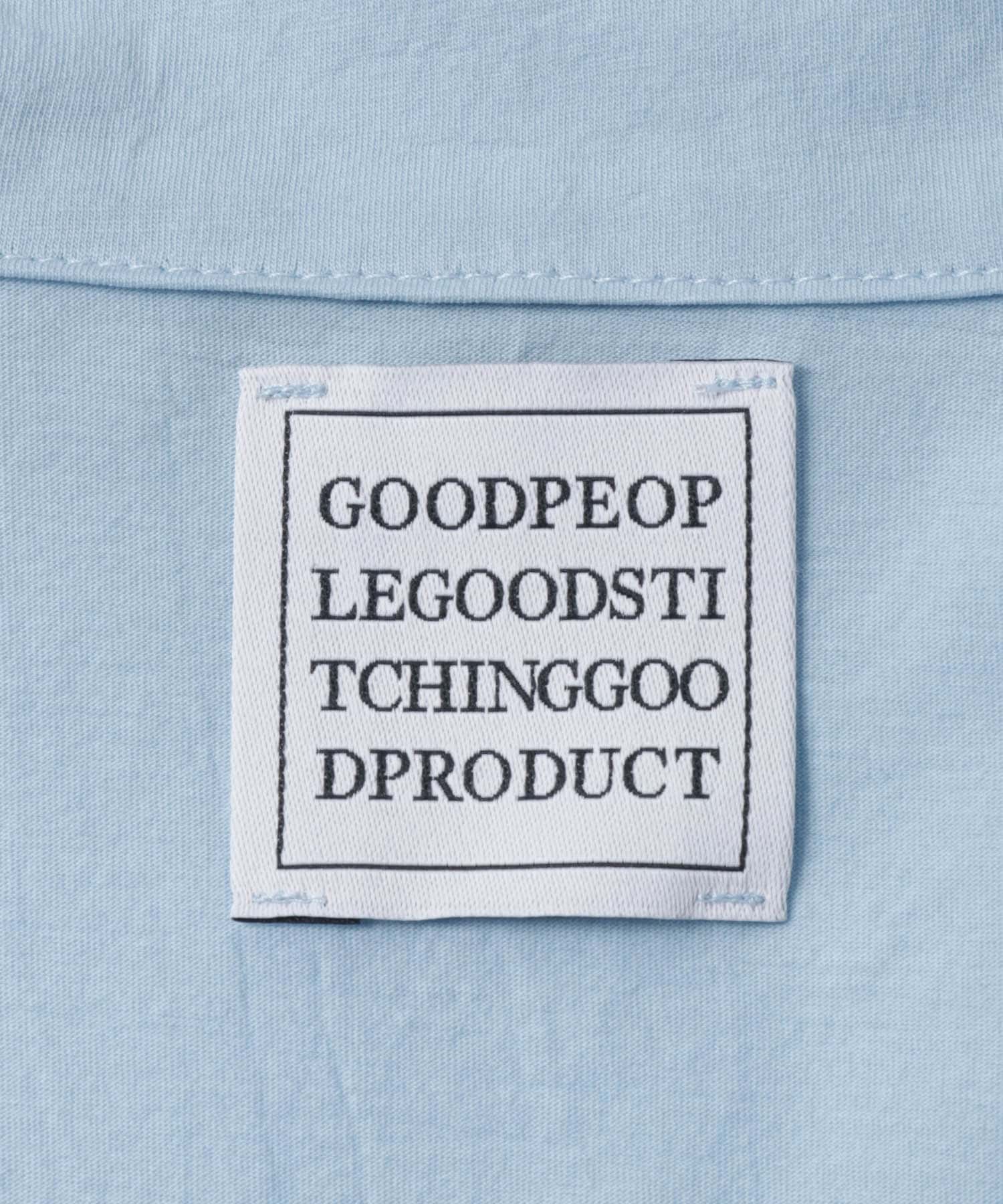 GGG　Open Collar Short-Sleeve Shirts SAX M