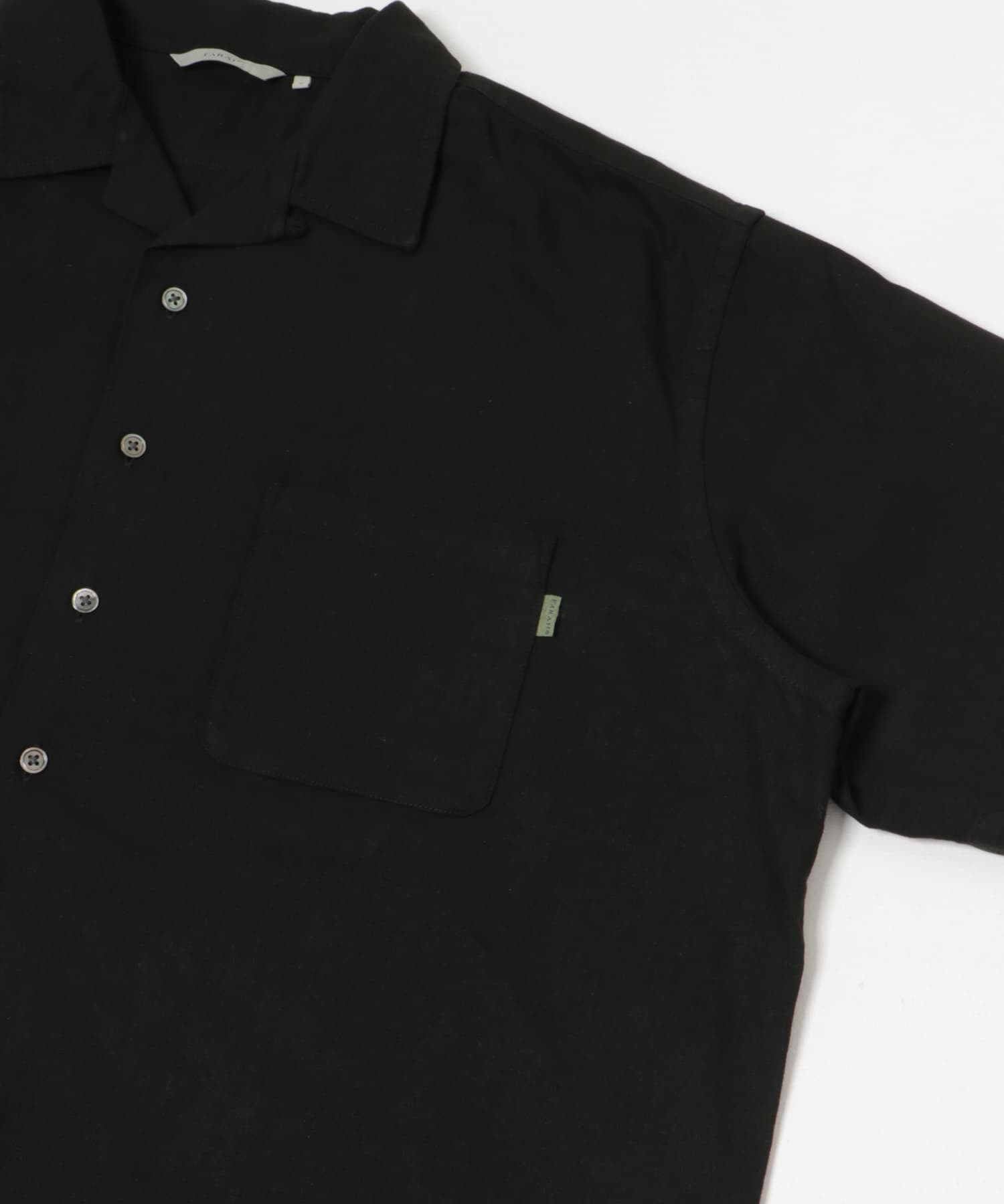 FARAH　Open Collar Shirts Black M