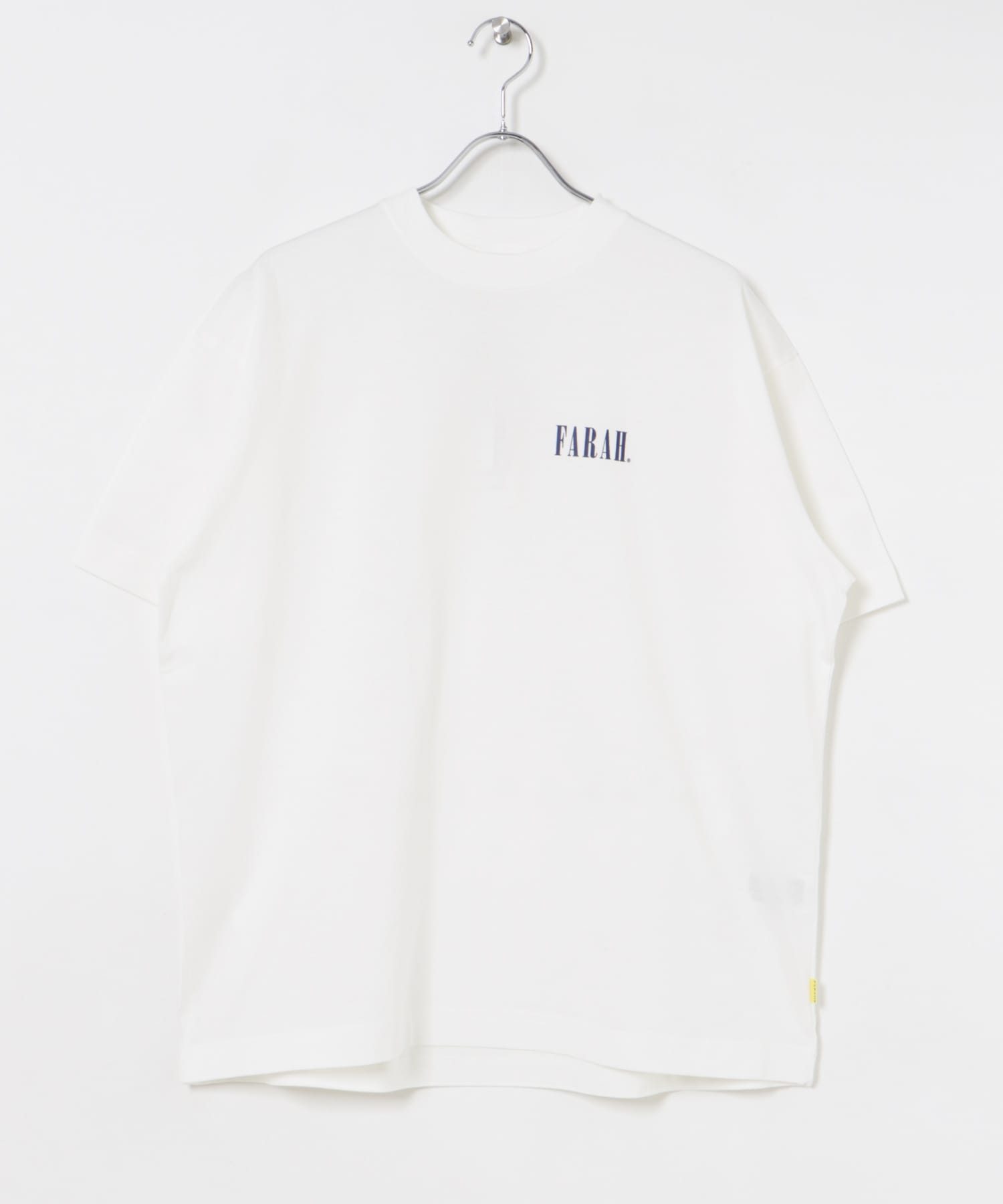 FARAH　Short-Sleeve T-shirts Classic Logo White M