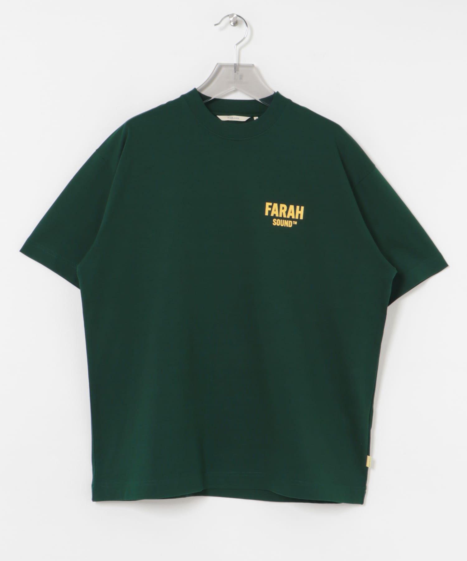 FARAH　Short-Sleeve T-shirts “FARAH SOUND” D.Green M