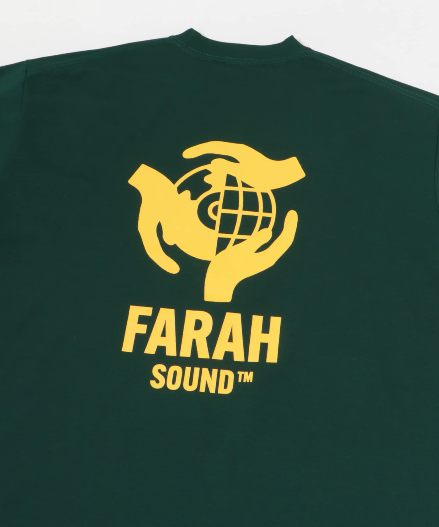 FARAH　Short-Sleeve T-shirts “FARAH SOUND” D.Green M