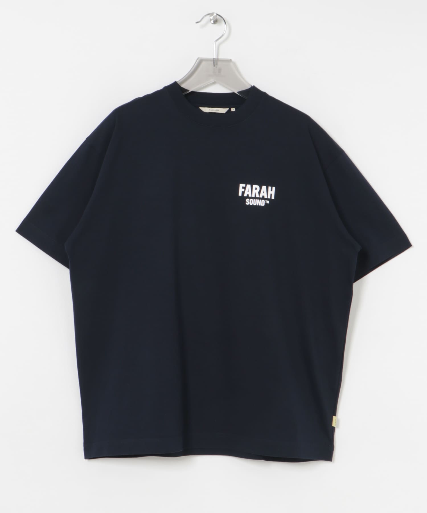 FARAH　Short-Sleeve T-shirts “FARAH SOUND” Navy M