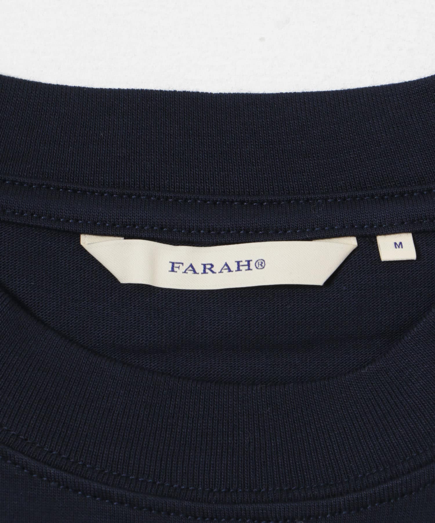 FARAH　Short-Sleeve T-shirts “FARAH SOUND” Navy M