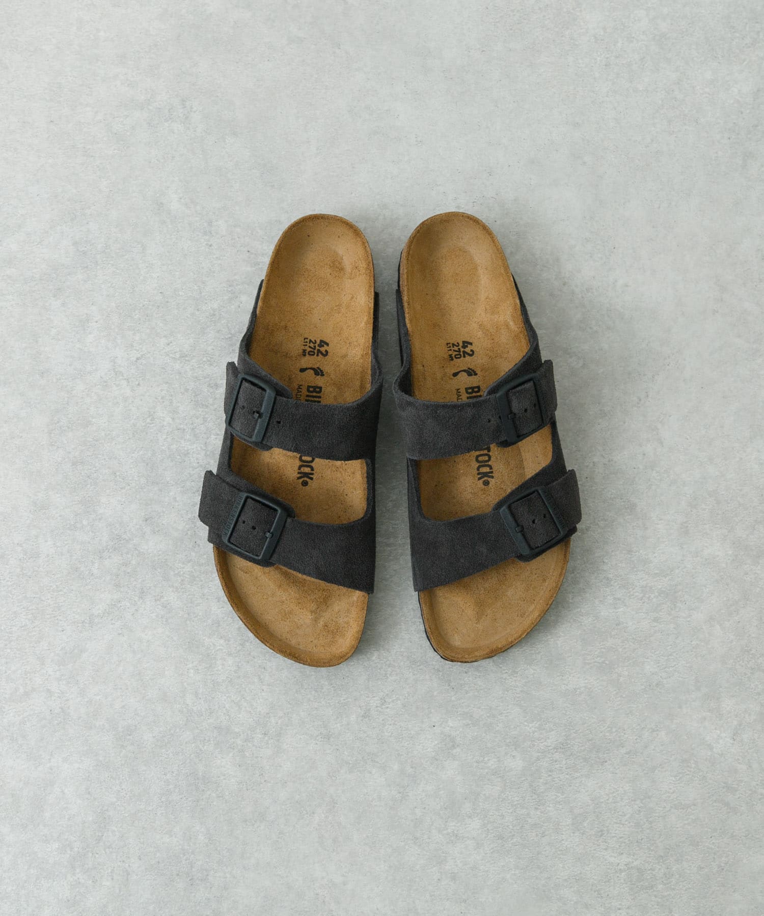 BIRKENSTOCK　Exclusive Arizona(Narrow) VelvetGrey 39