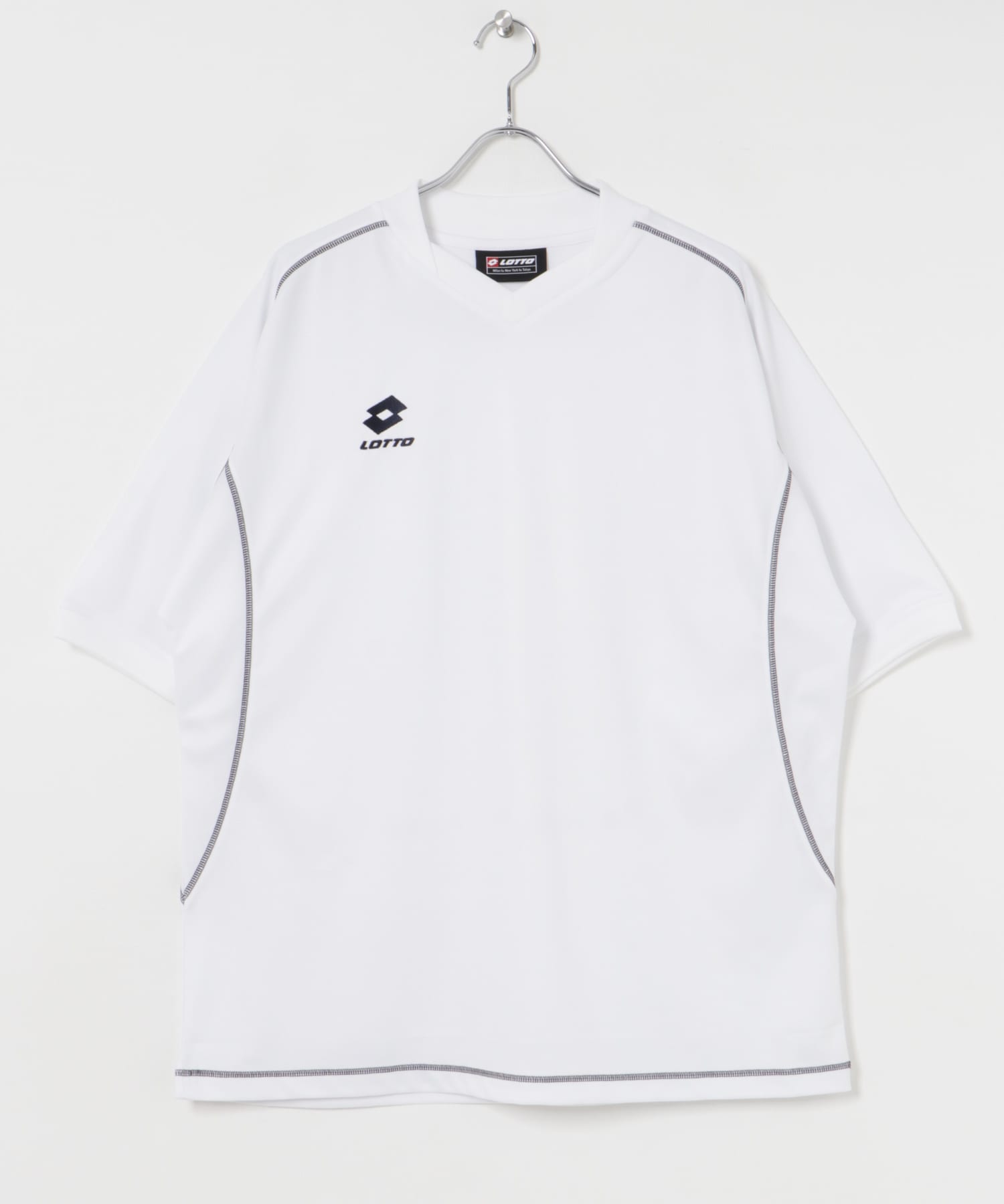 LOTTO　ONE POINT LOGO PRA-SHIRTS WHITE M