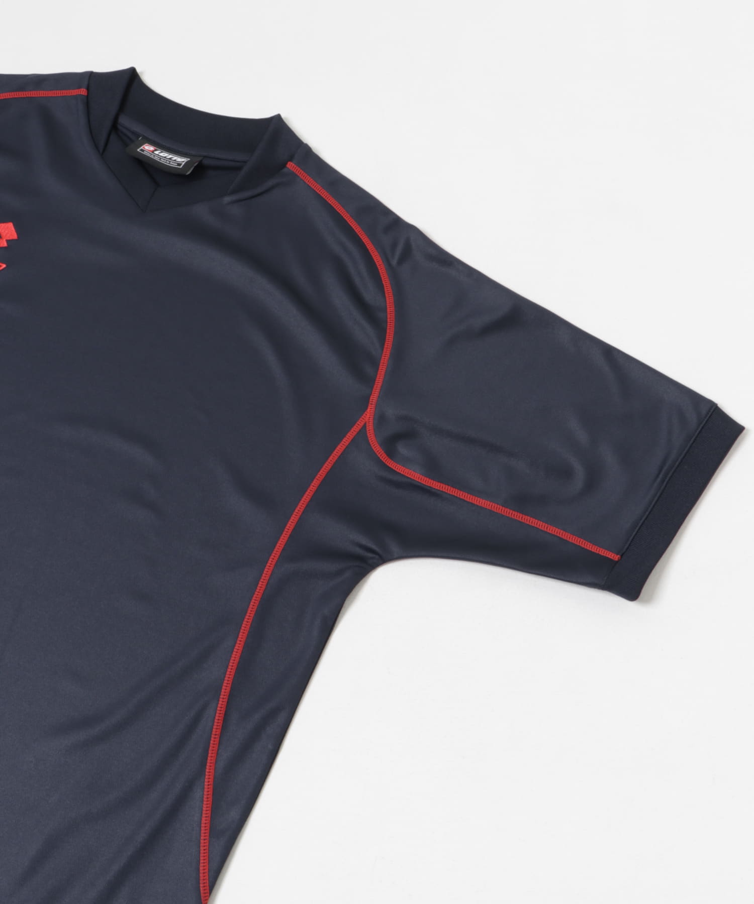 LOTTO　ONE POINT LOGO PRA-SHIRTS NAVY M