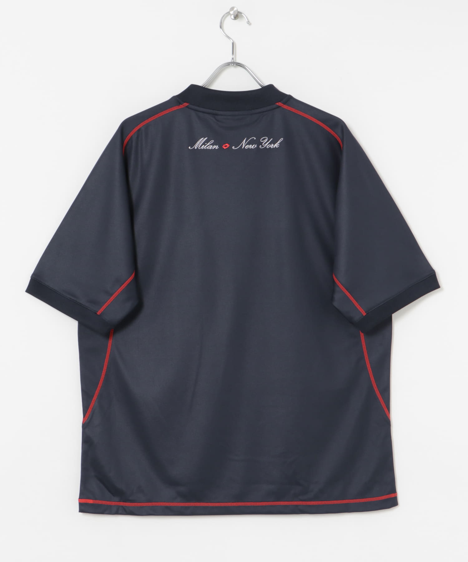 LOTTO　ONE POINT LOGO PRA-SHIRTS NAVY M