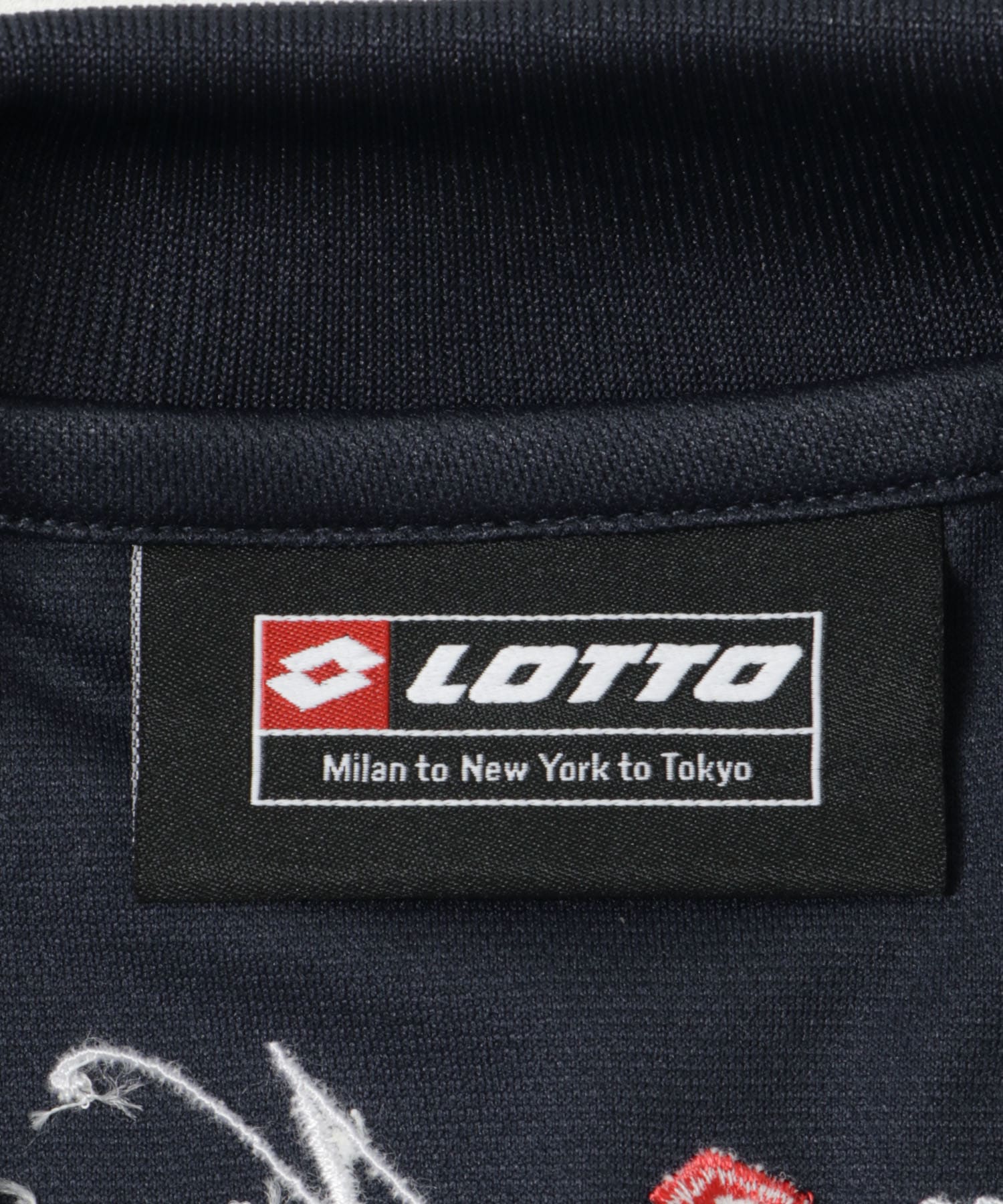 LOTTO　ONE POINT LOGO PRA-SHIRTS NAVY M