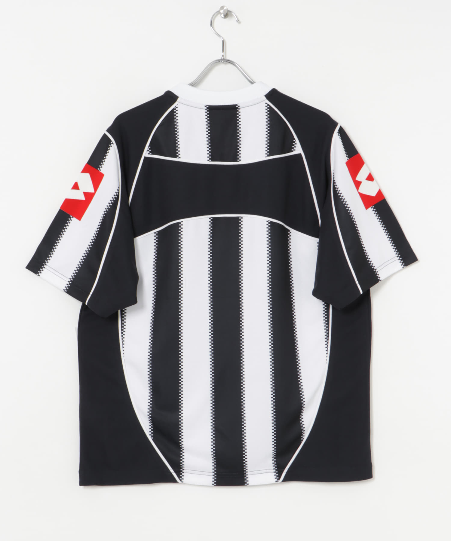LOTTO　STRIPE GAME SHIRTS WHT×NVY M