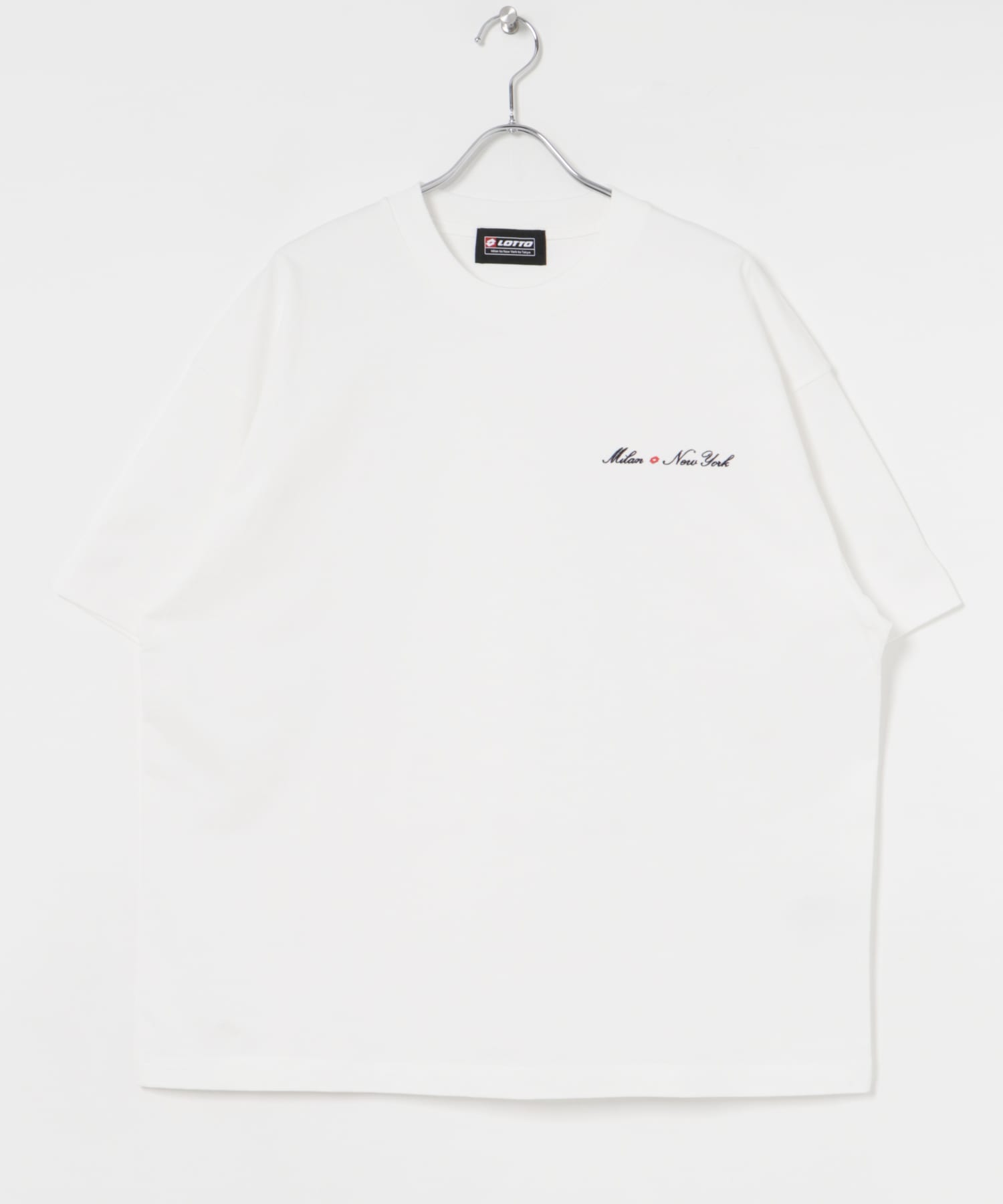 LOTTO　MILAN NEWYORK T-SHIRTS WHITE M