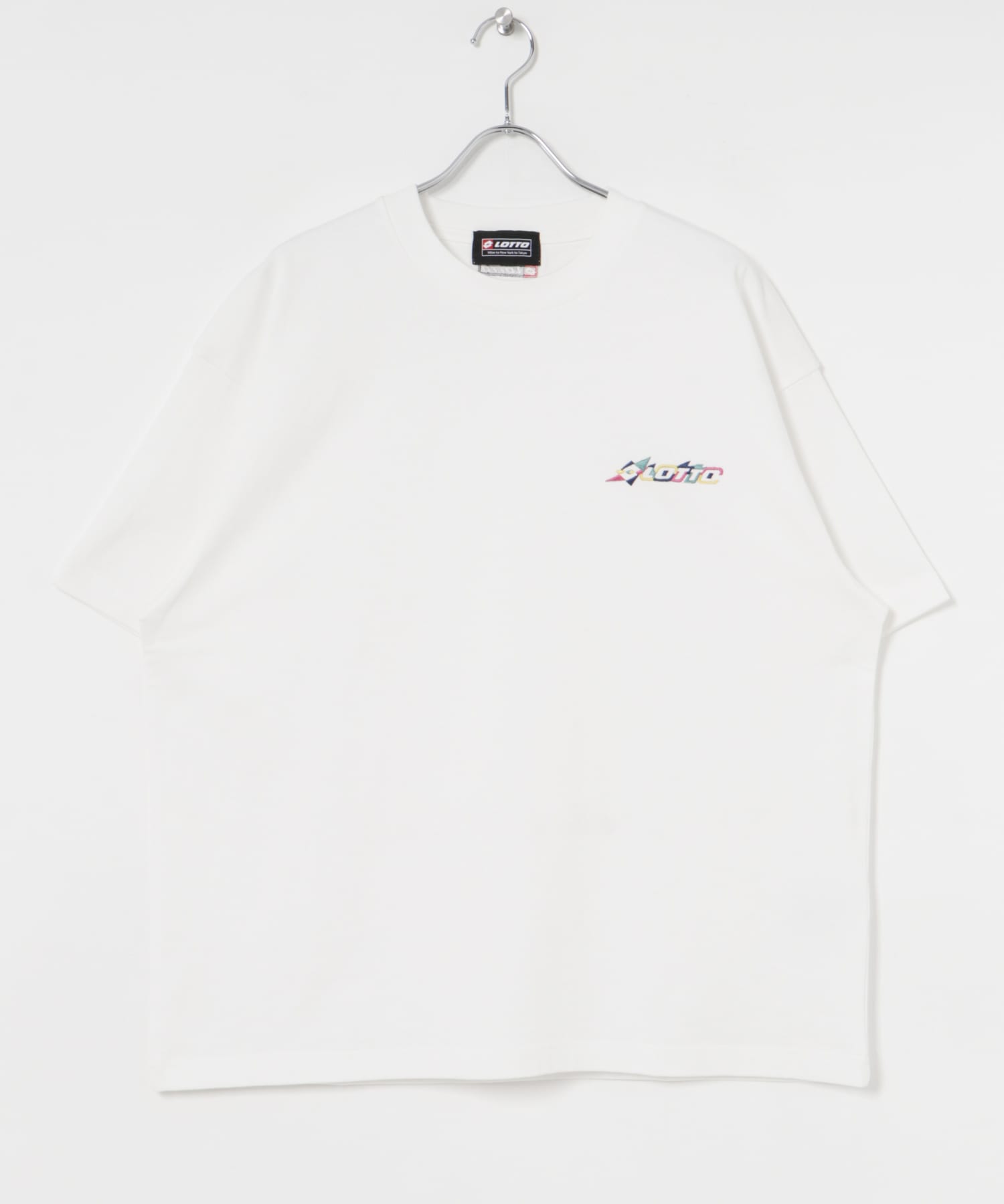 LOTTO　GEOMETRIC LOGO T-SHIRTS WHITE M