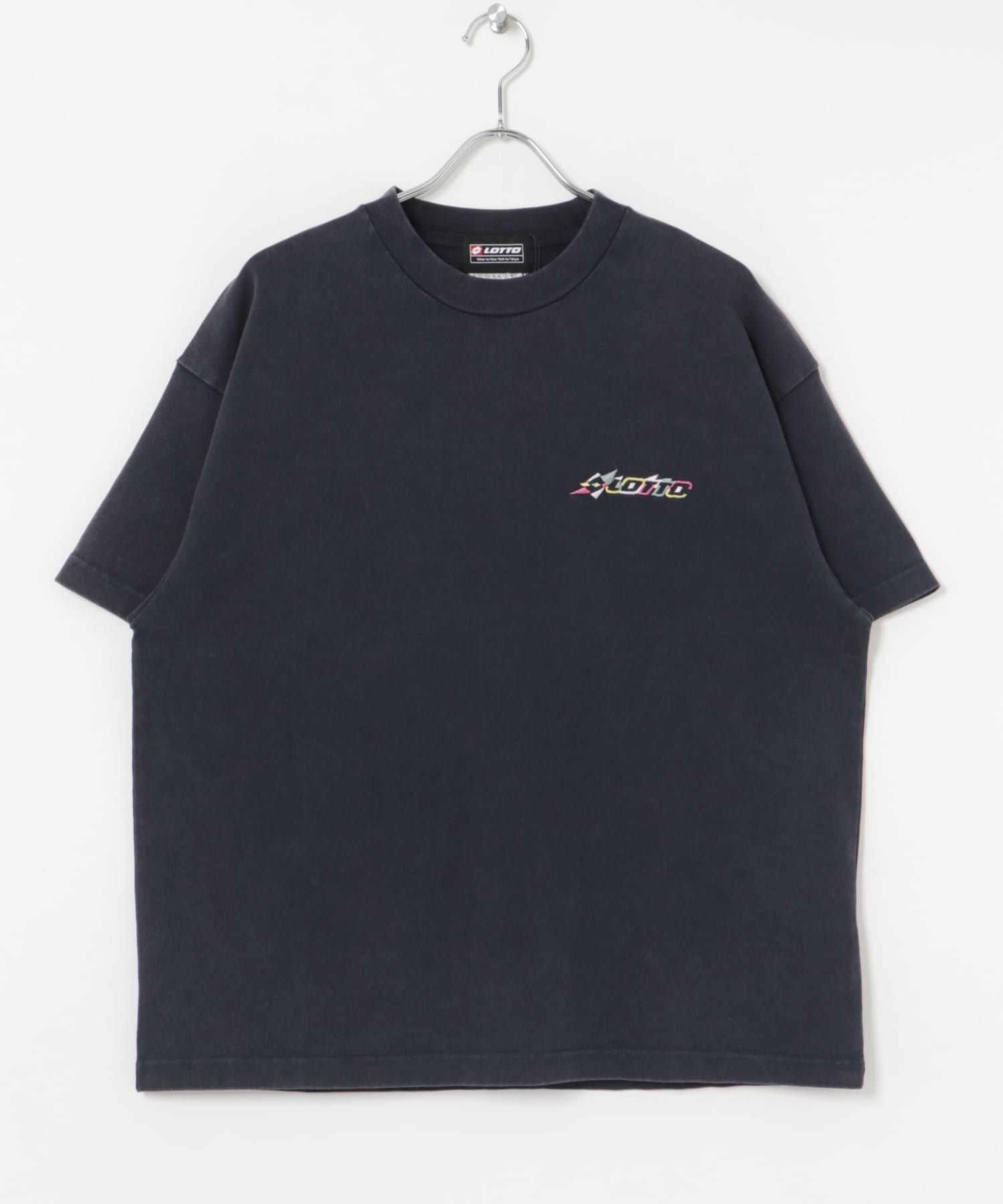 LOTTO　GEOMETRIC LOGO T-SHIRTS NAVY M