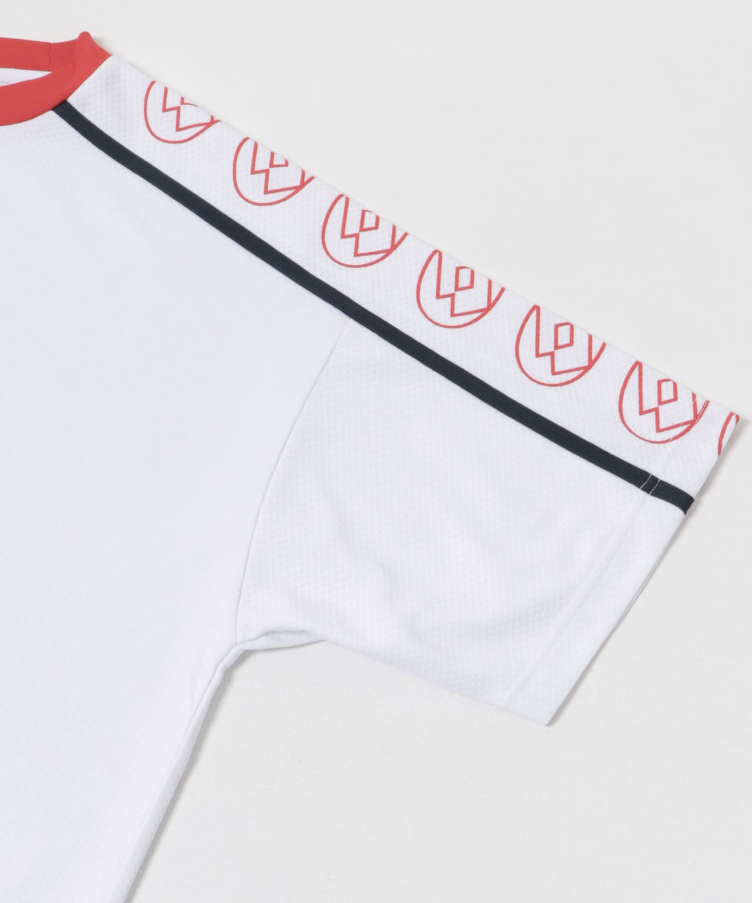 LOTTO　LOGO PRA-SHIRTS WHITE M