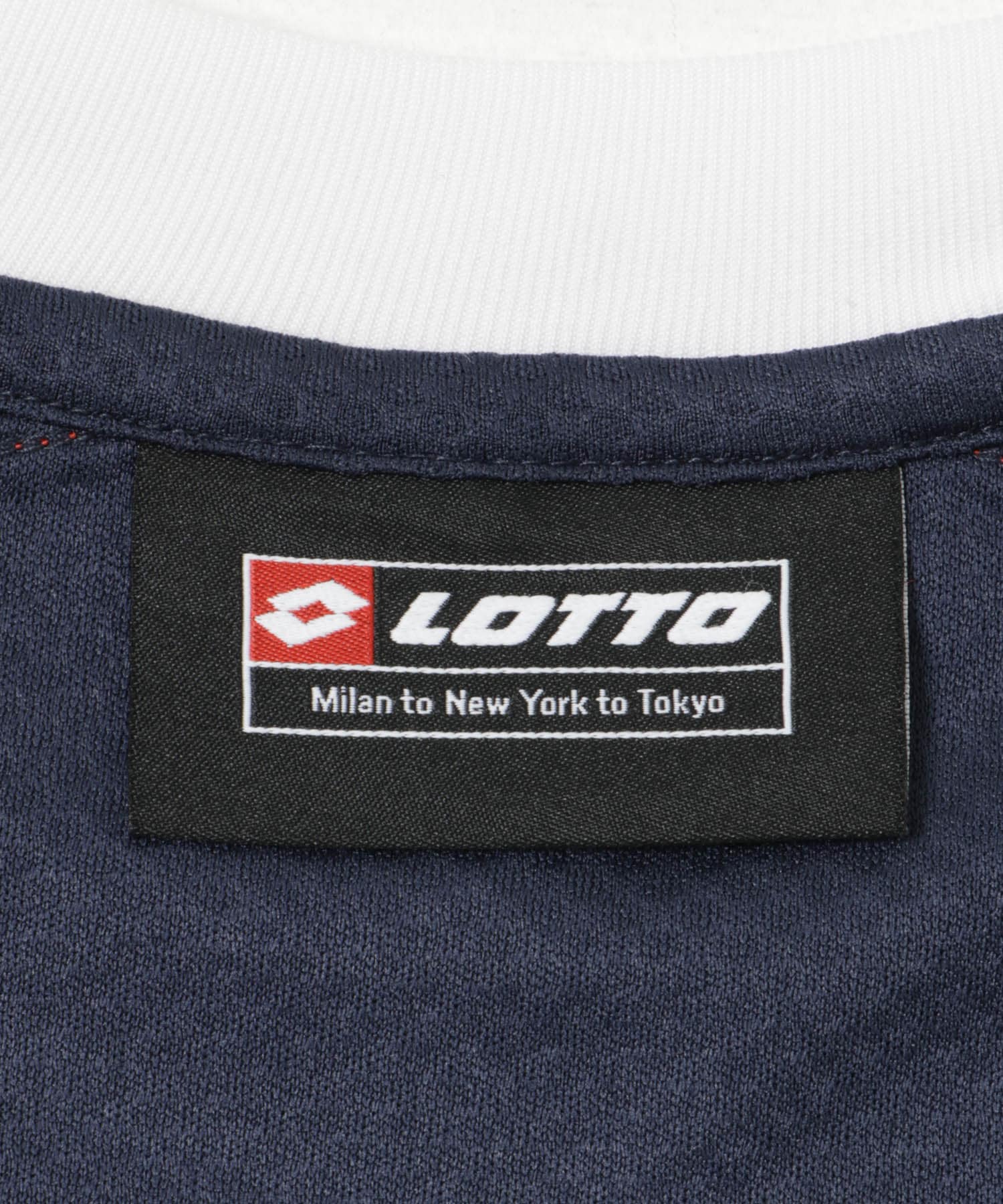LOTTO　LOGO PRA-SHIRTS NAVY M